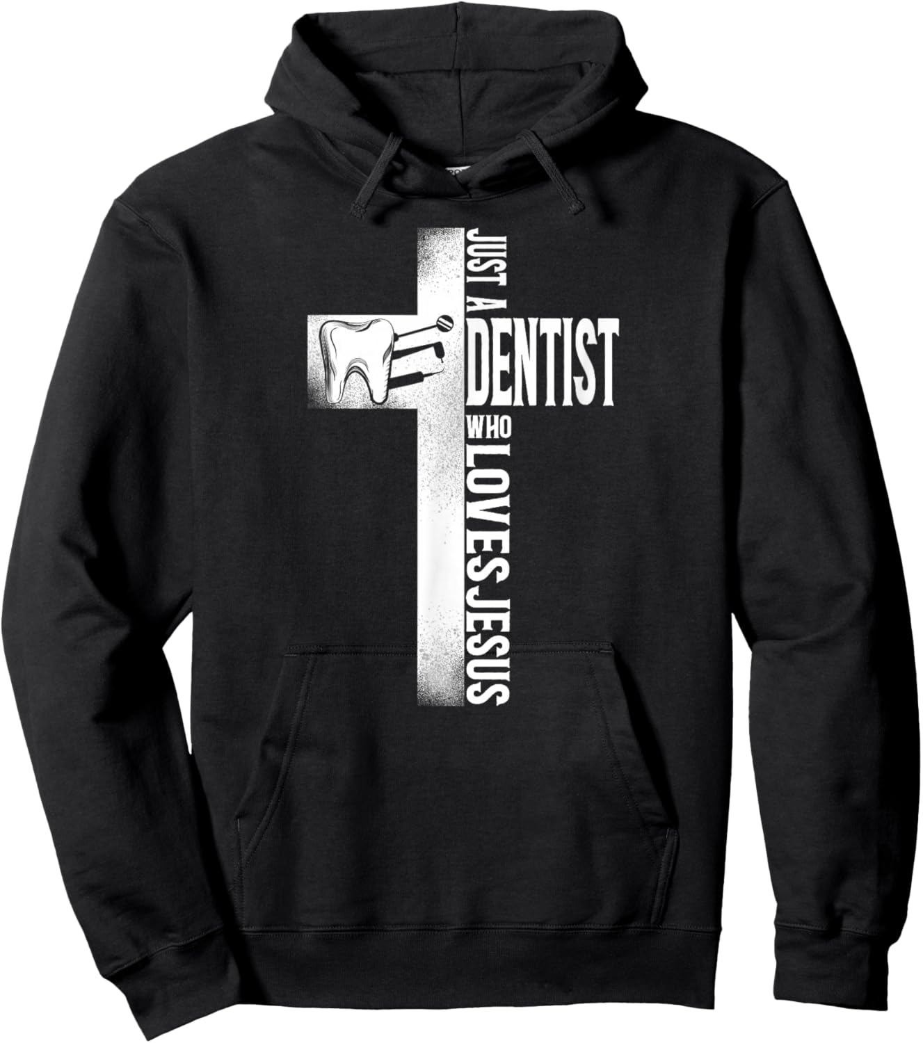 Dentist Cross Jesus Hoodie - Hoodie | Black