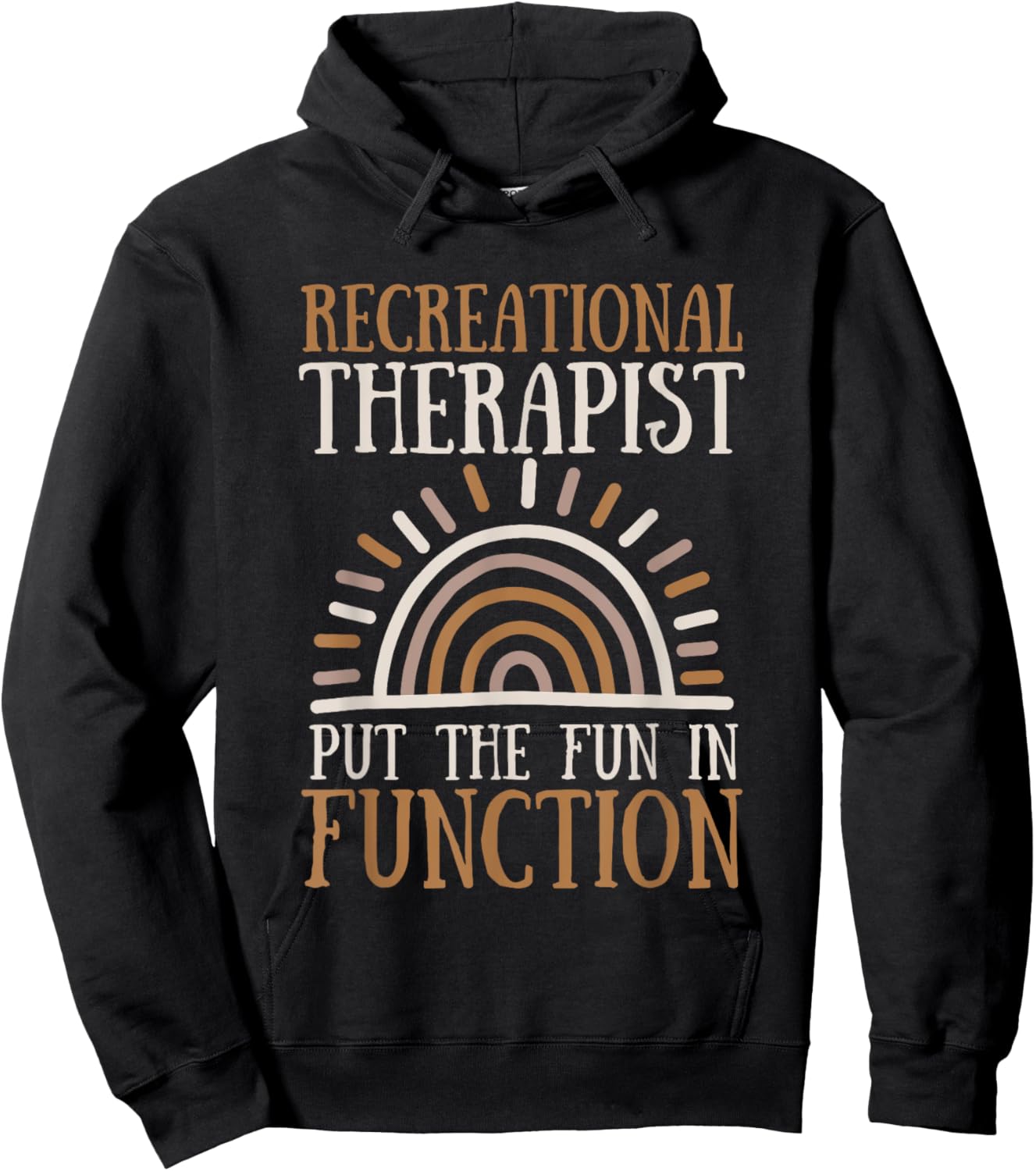 Recreational Therapy Therapist RT Month Hoodie - Hoodie | Black