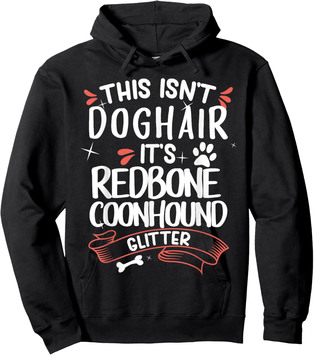 Redbone Coonhound Shirt Men Women Dog Mom Dog Lover Hoodie - Hoodie | Black