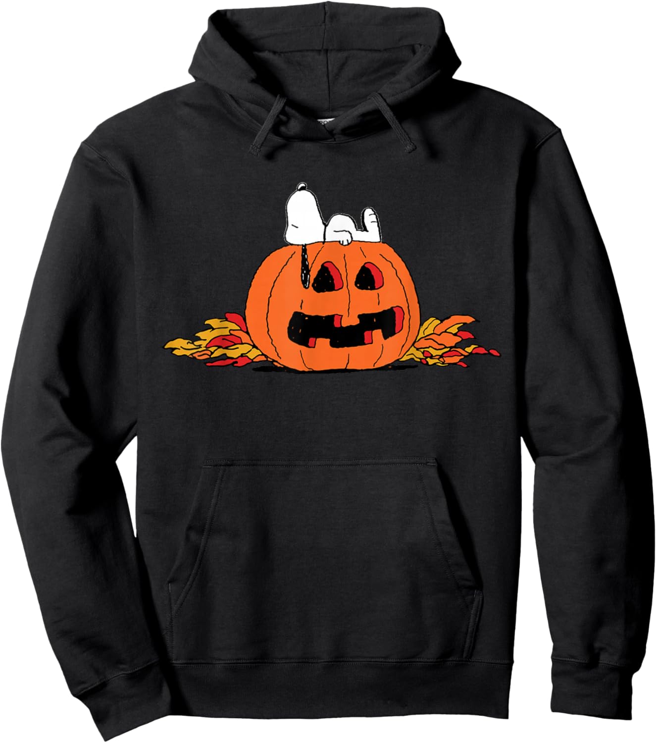 Peanuts Snoopy Lantern Halloween Hoodie - Hoodie | Black