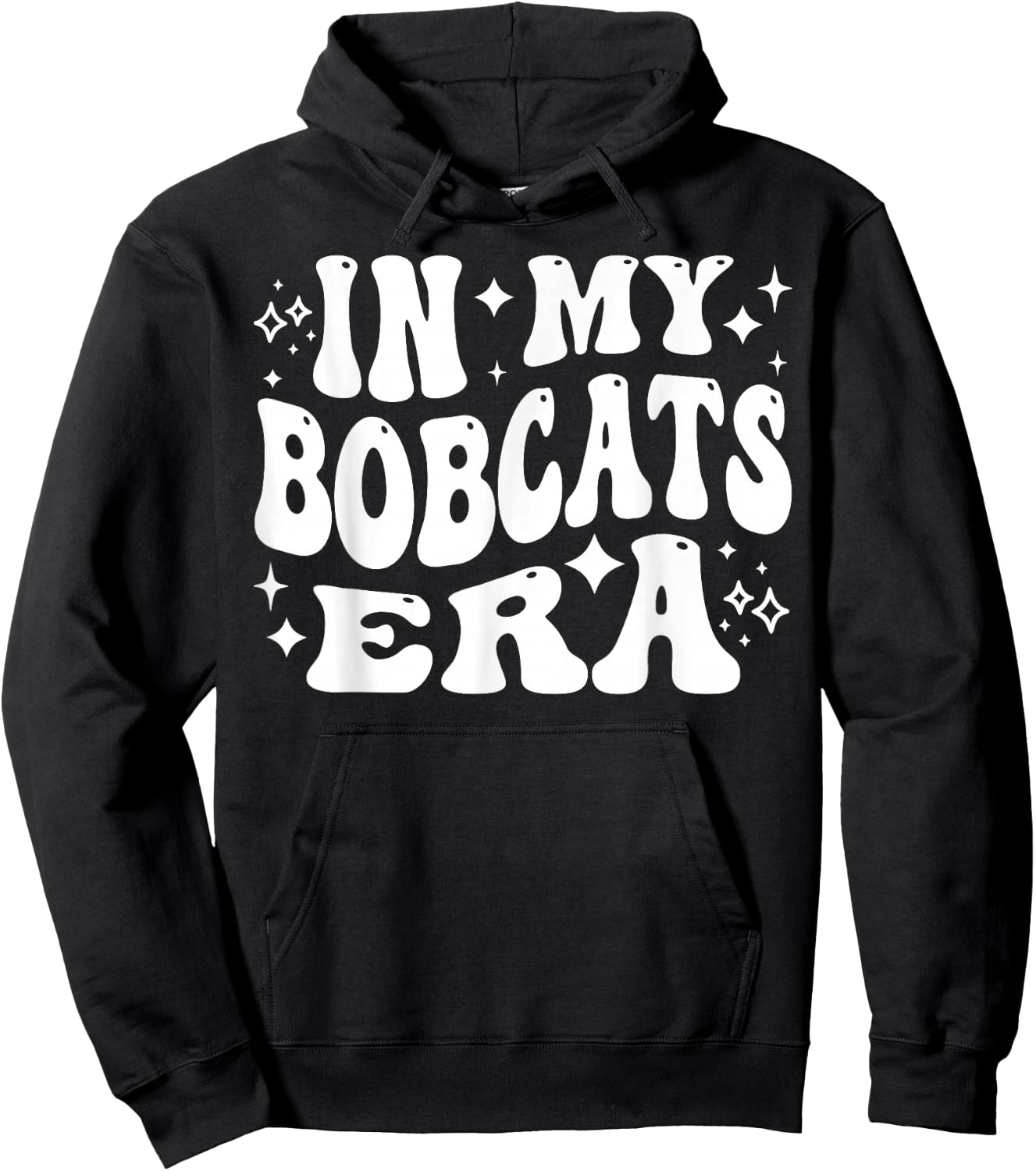 In My Bobcats Era - Funny Bobcat Supporters, School Mascot Hoodie - Hoodie | Black