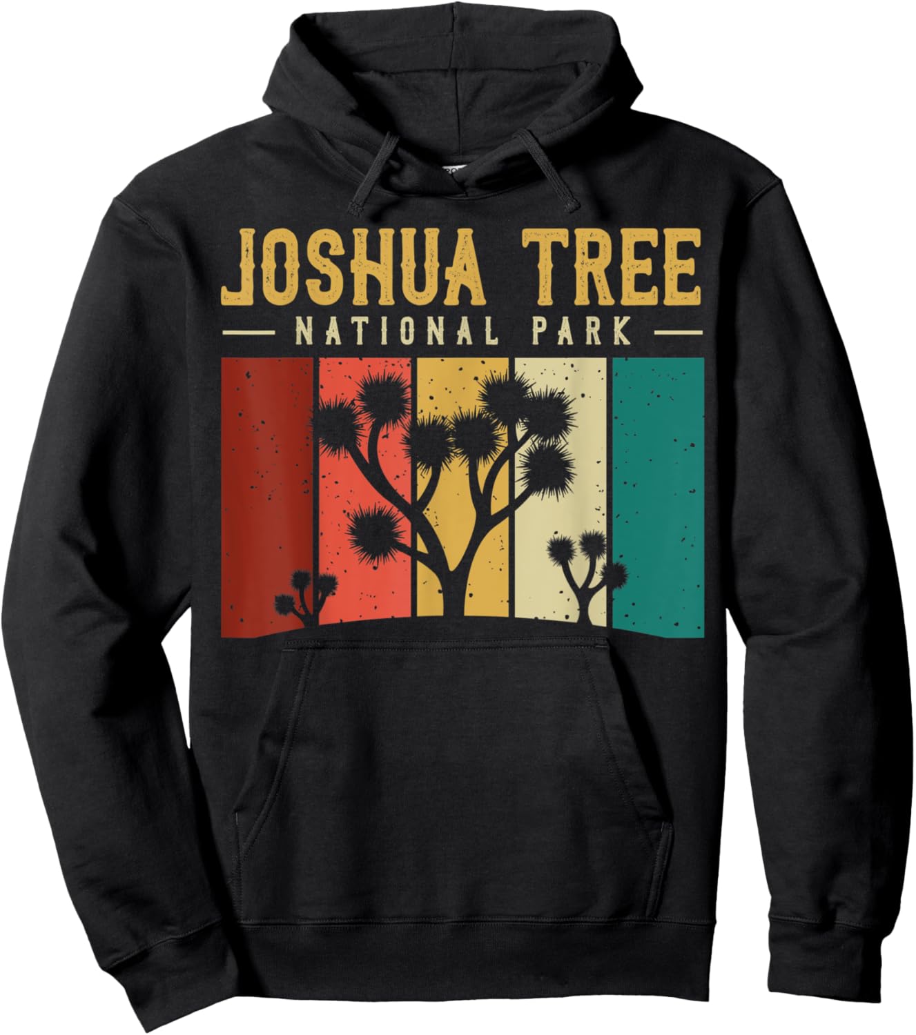 Joshua Tree National Park Shirt, Vintage US Nationalpark Hoodie - Hoodie | Black
