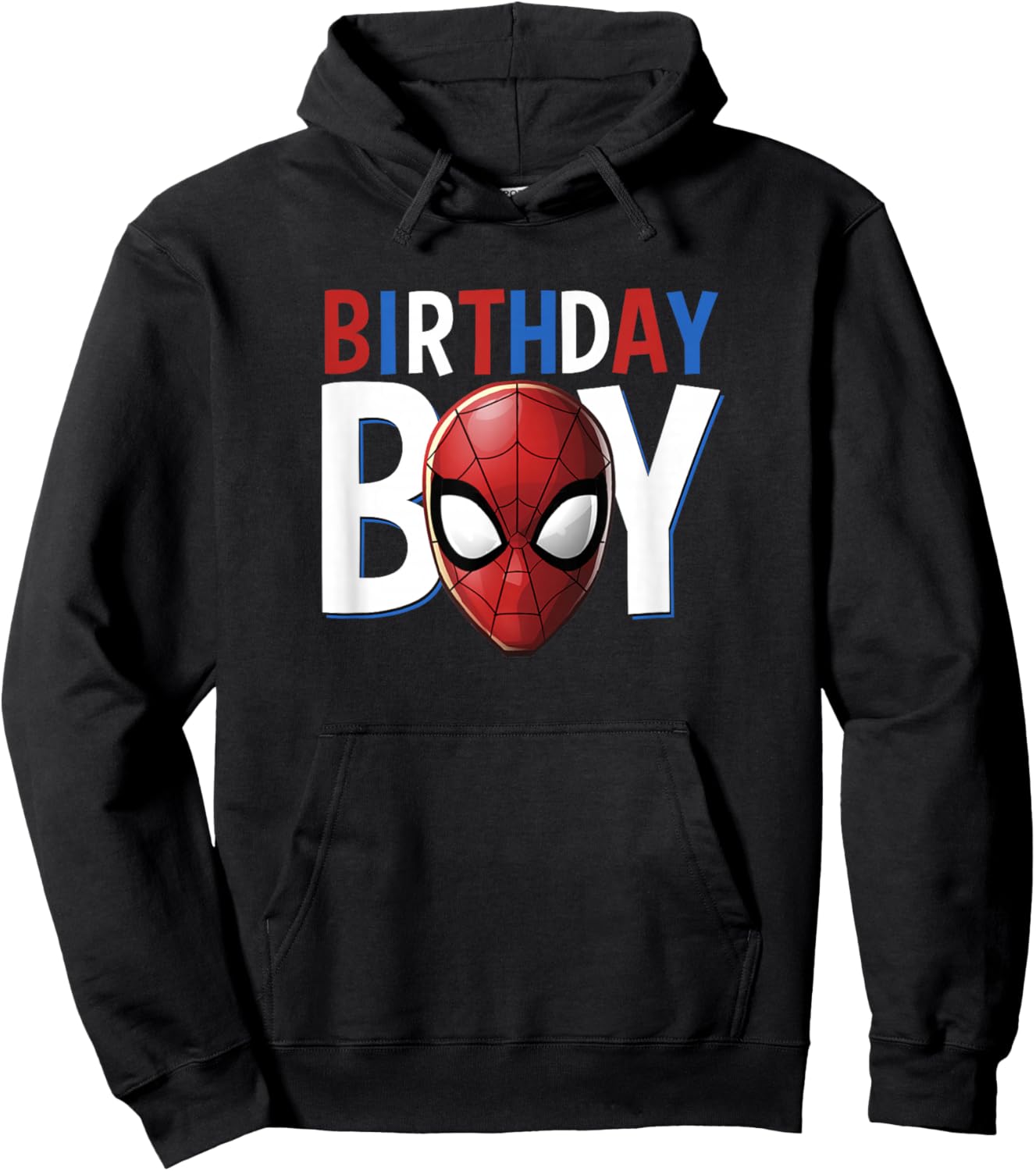 Marvel Spider-Man Birthday Boy Small Hoodie - Hoodie | Black