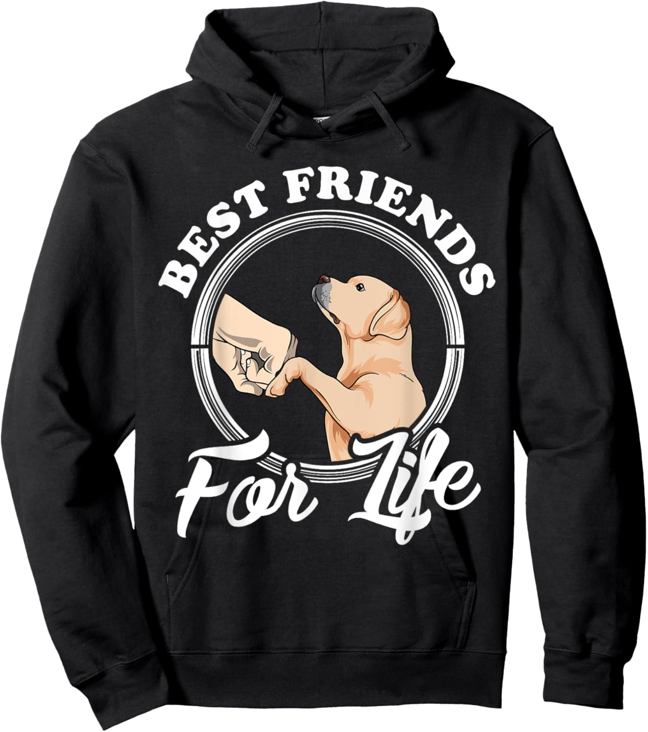 Funny Labrador Retriever Designs -Adults & Kids Labrador Lovers - Black, Short Sleeve, Small, Classic Fit Hoodie - Hoodie | Black