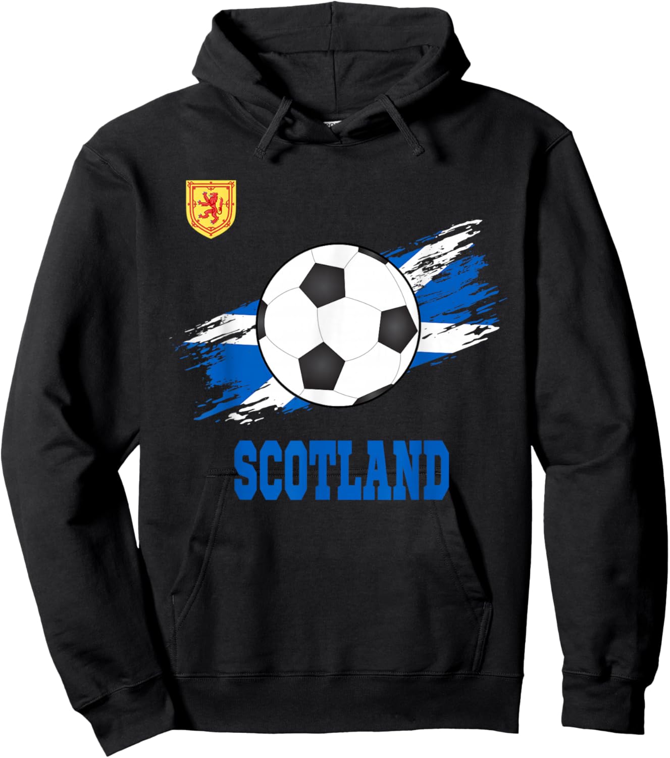 Scotland Soccer Scottish Football Scots Futbol Hoodie - Hoodie | Black