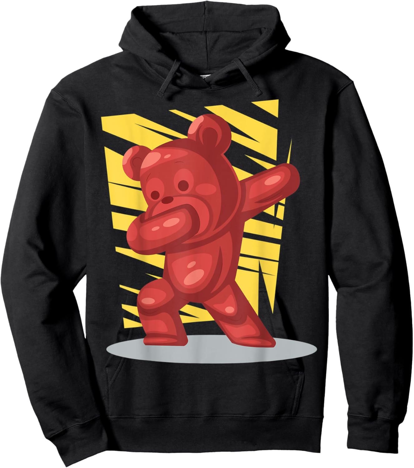 Funny Gummy Bear Lovers Dabbing Gummy Bear Birthday Hoodie - Hoodie | Black