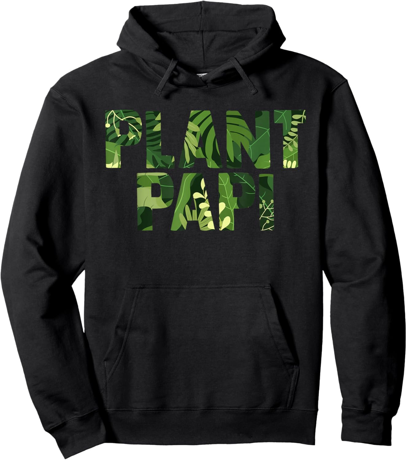 Plant Papi Plant Lover Plant Daddy Pot Indoor Gardener Hoodie - Hoodie | Black