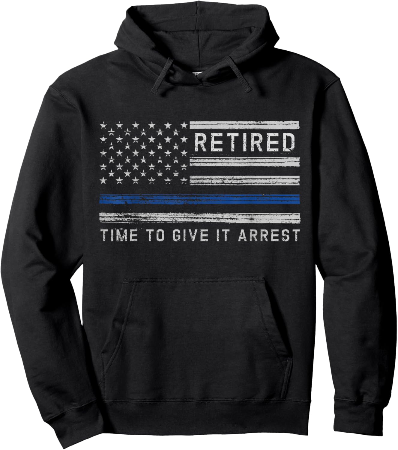 Retired Police Officer 2022 Retiring Cop Officer Retiree Hoodie - Hoodie | Black