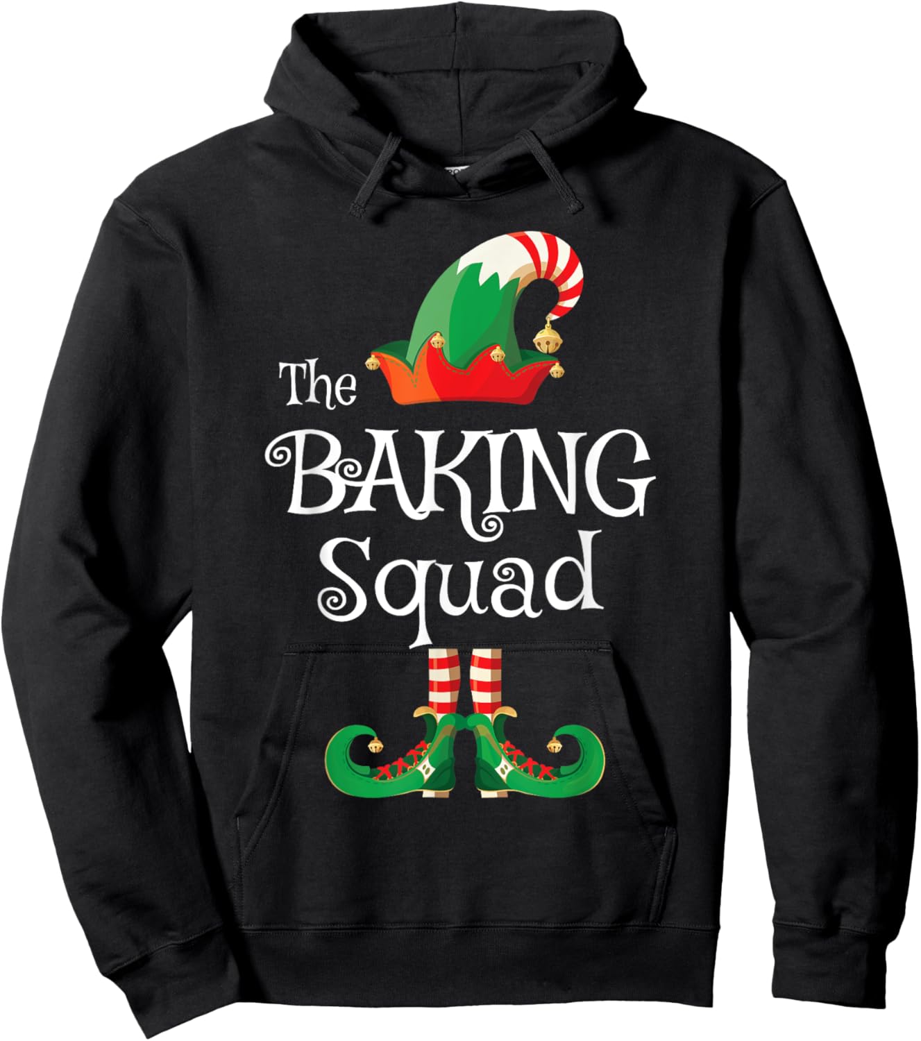 Baking Squad Shirt Funny Family Matching Christmas Hoodie - Hoodie | Black