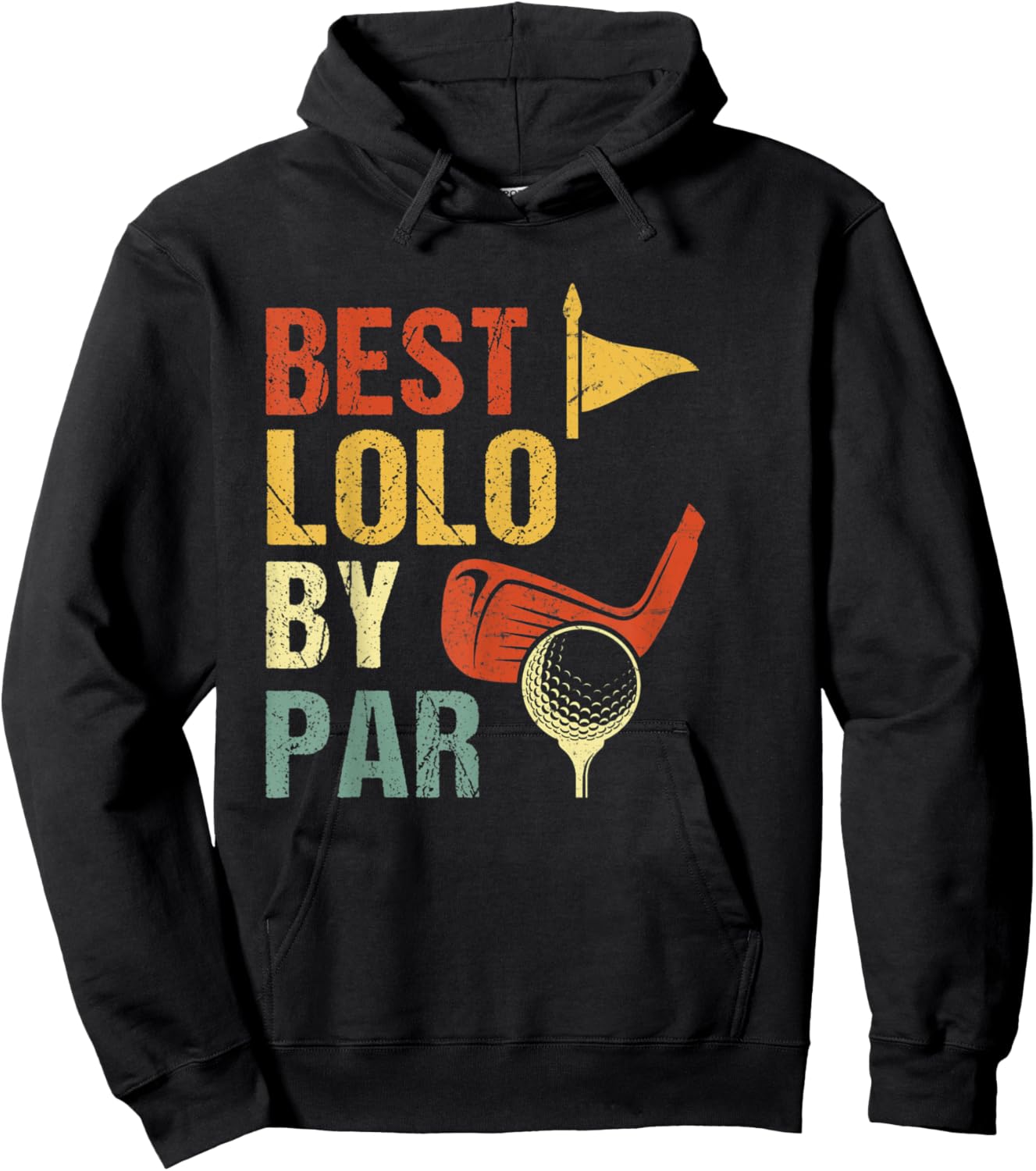 Best Lolo By Par Golf Lover Hoodie - Hoodie | Black