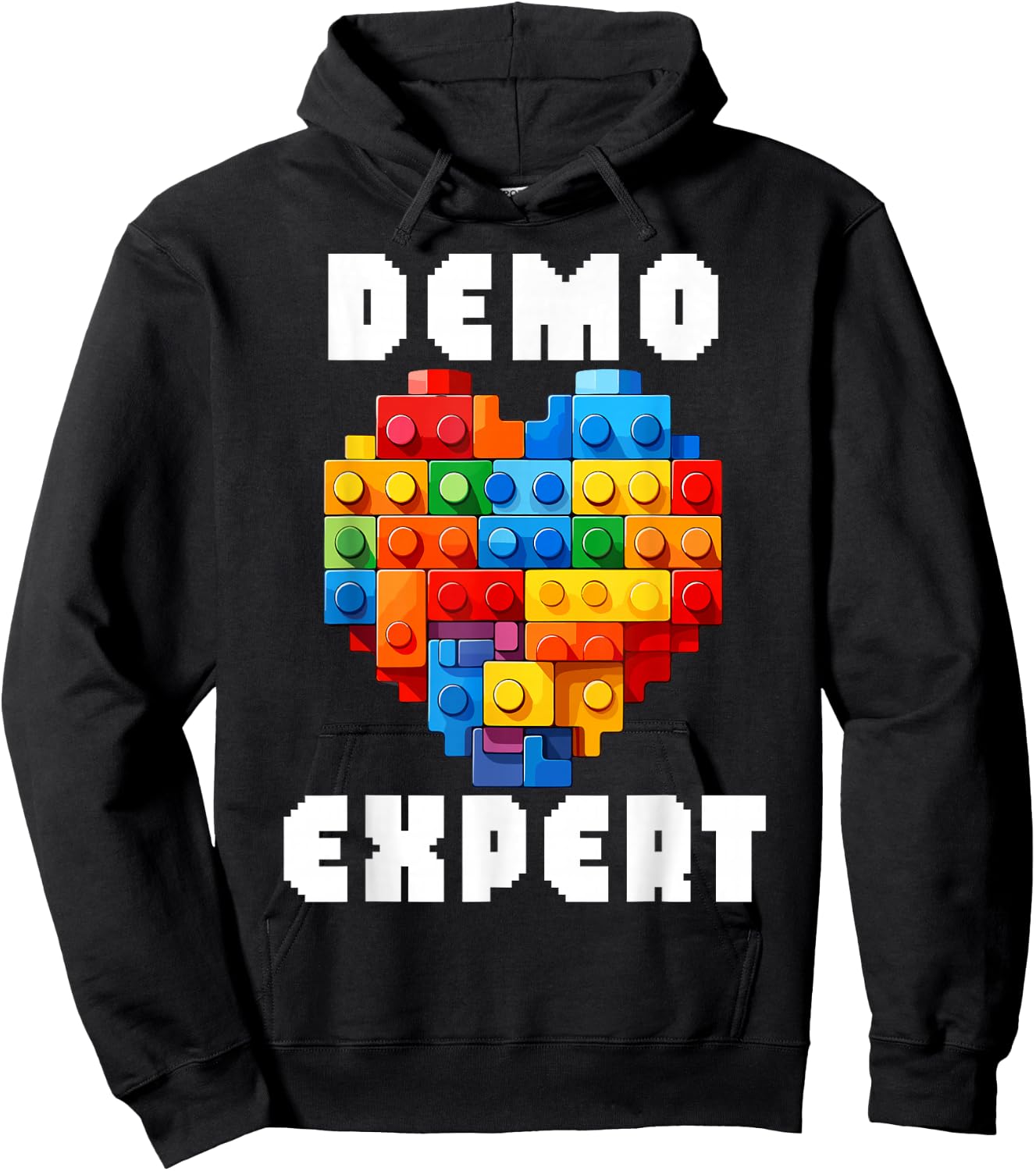 Master Builder Bricks Blocks Play Toys Hoodie - Hoodie | Black