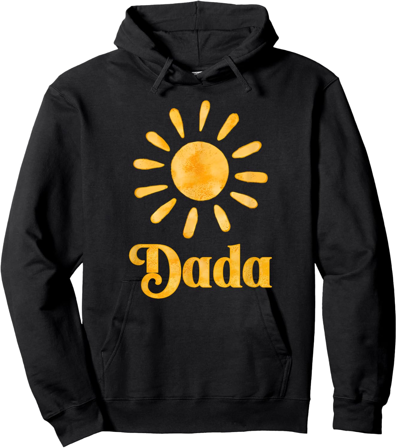 Dada Sun Sunny Mom Family Matching Birthday party Hoodie - Hoodie | Black