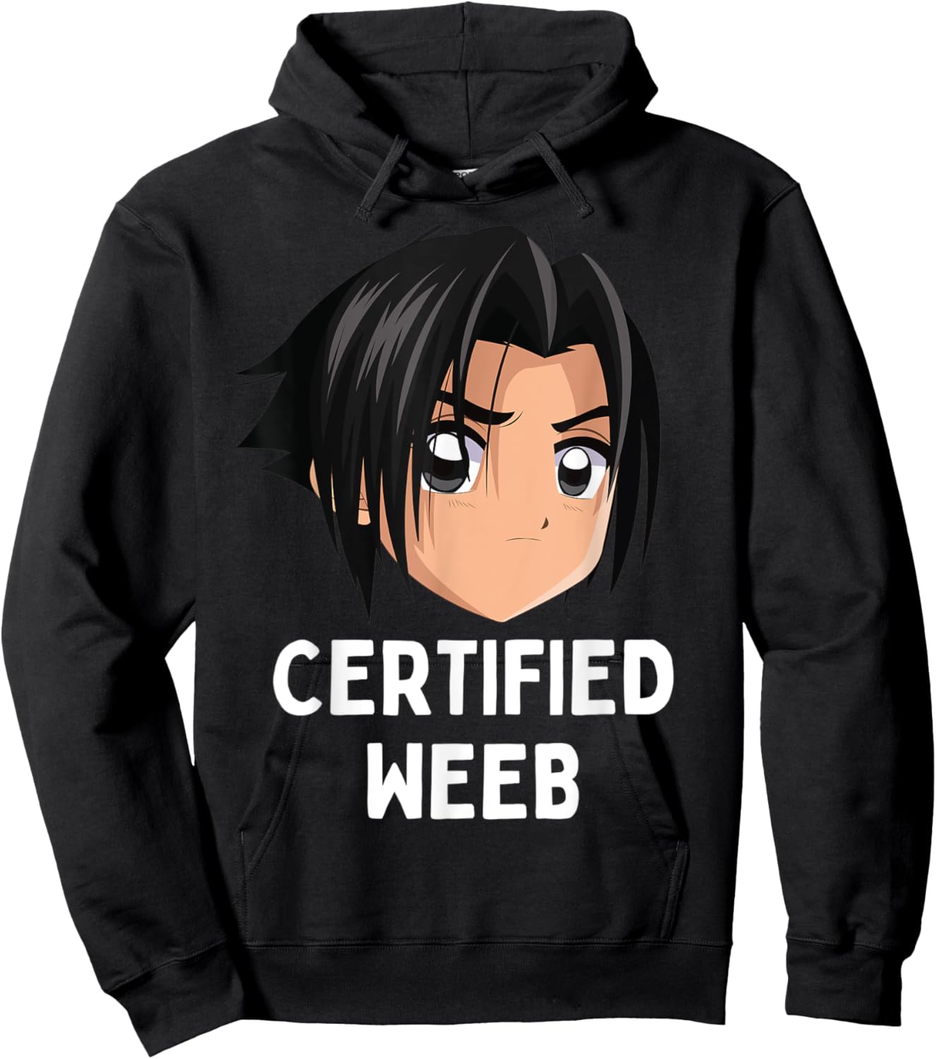 Certified Weeb Anime Japanese Manga Funny Hoodie - Hoodie | Black