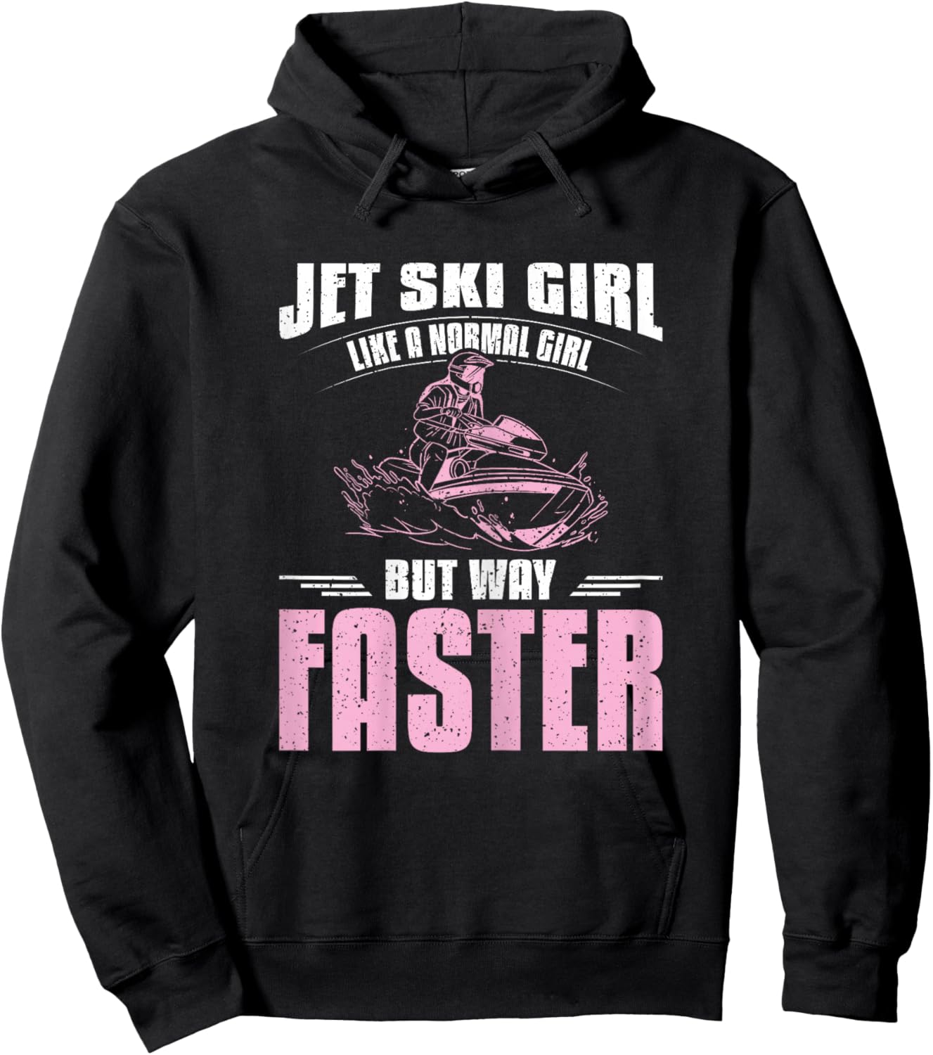 Jet ski girl Hoodie - Hoodie | Black