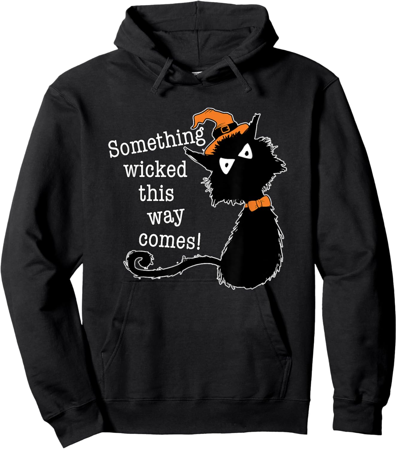 Funny Halloween Cat - Shakespeare Macbeth Quote Hoodie - Hoodie | Black
