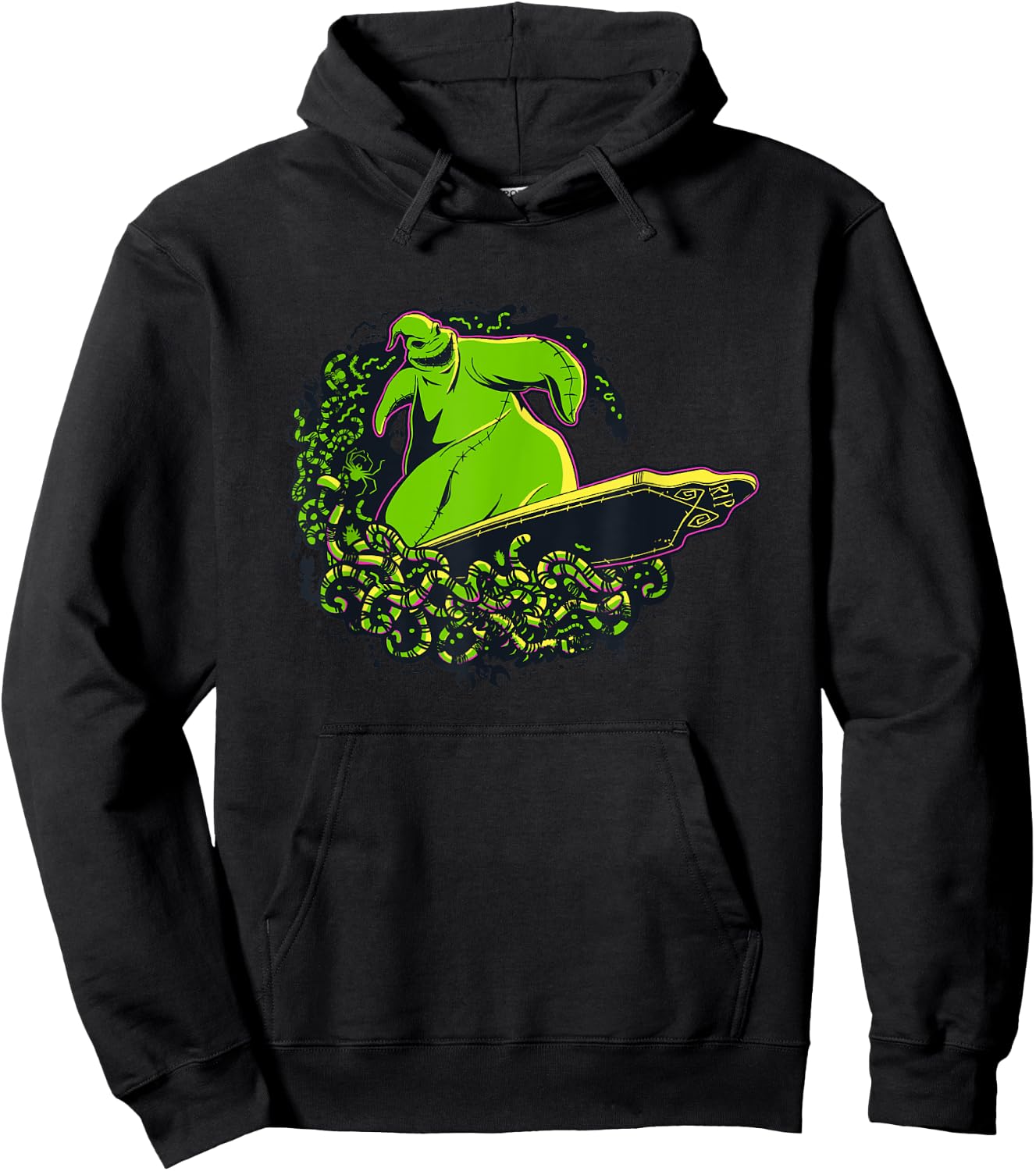 Disney The Nightmare Before Christmas Oogie Boogie Surfing Hoodie - Hoodie | Black