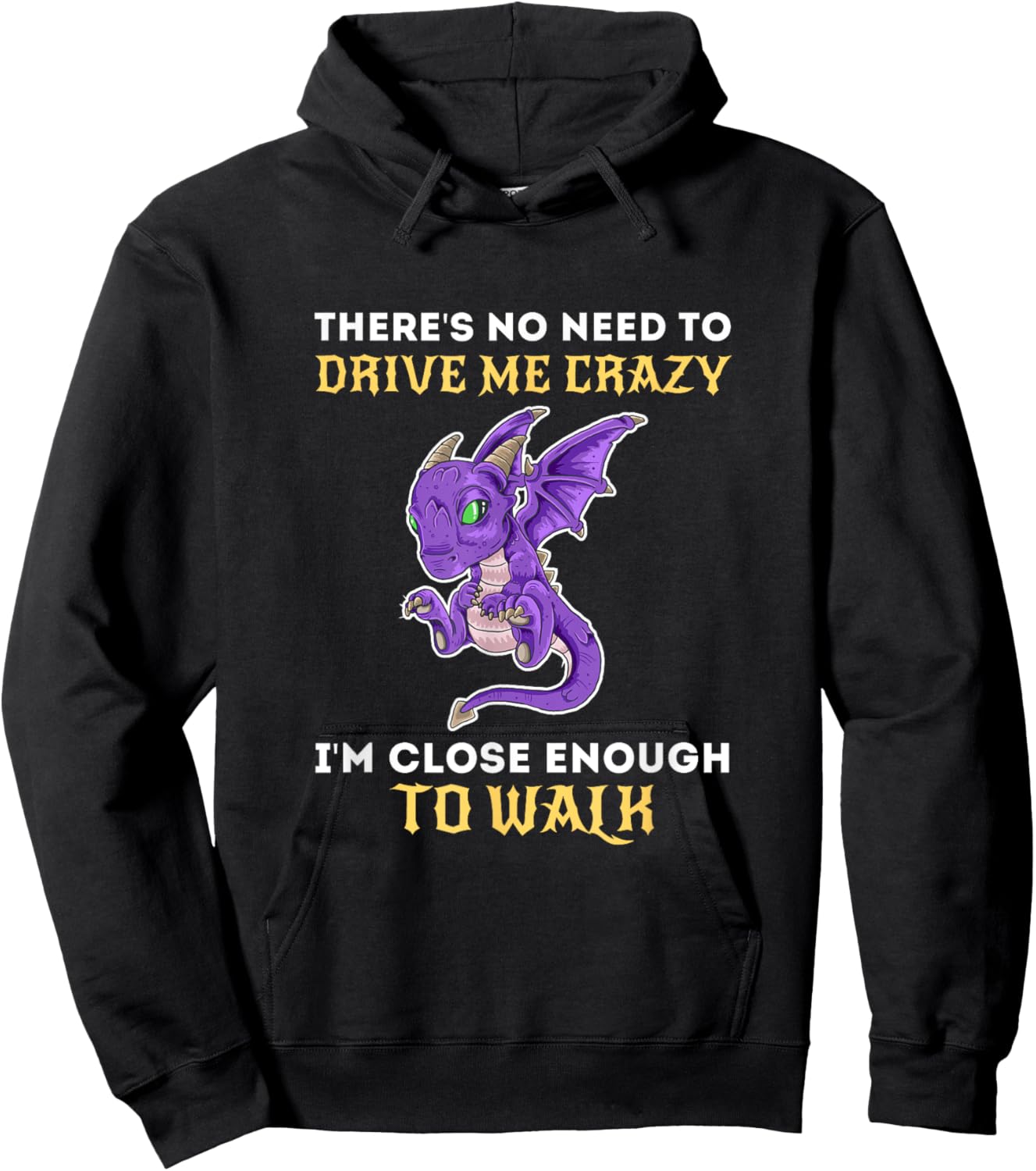 Fun Gift dragon lovers. Hoodie - Hoodie | Black