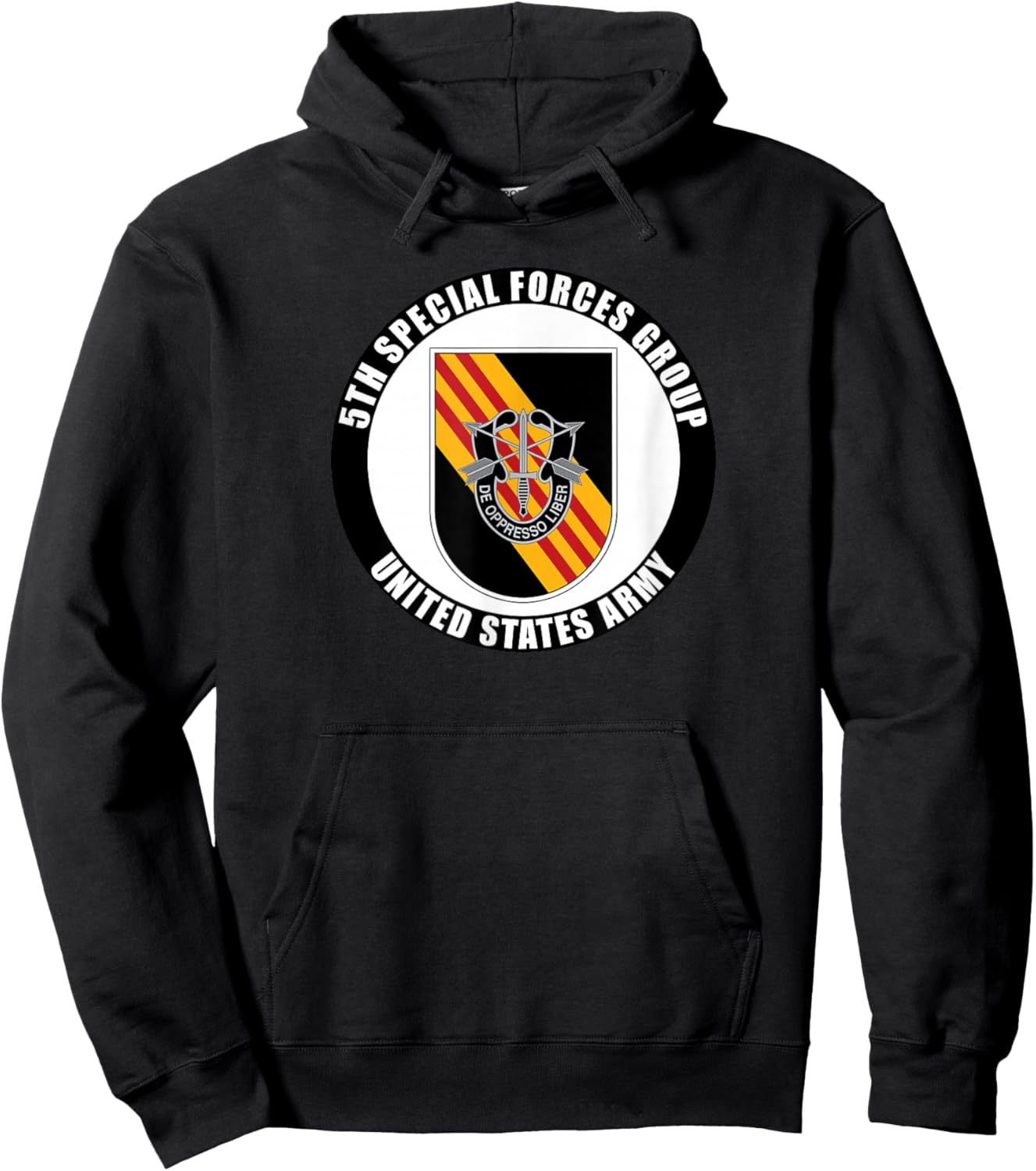 5th Special Forces Group United States Army Veteran Military Hoodie - Hoodie | Black