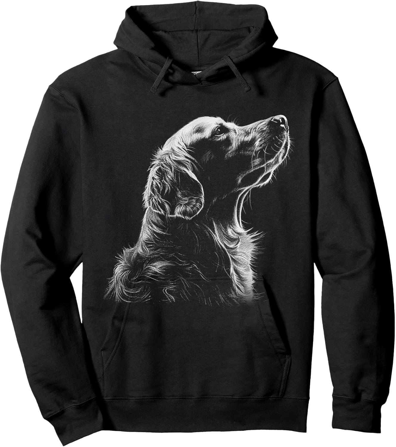 Lovely Golden Retrievers Dog Animal Adorable Puppy Outfits Men Women Kids Hoodie - Hoodie | Black