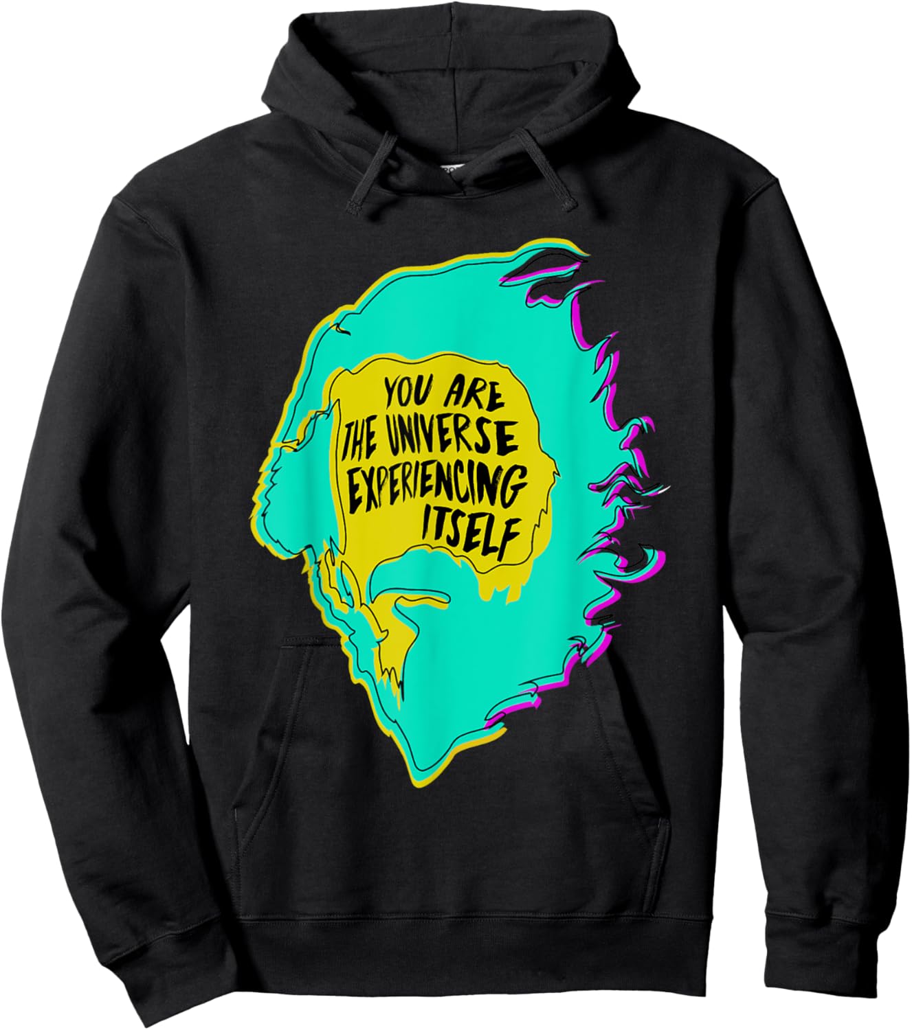 Alan Watts You Are The Universe Experiencing Itself Modern Hoodie - Hoodie | Black