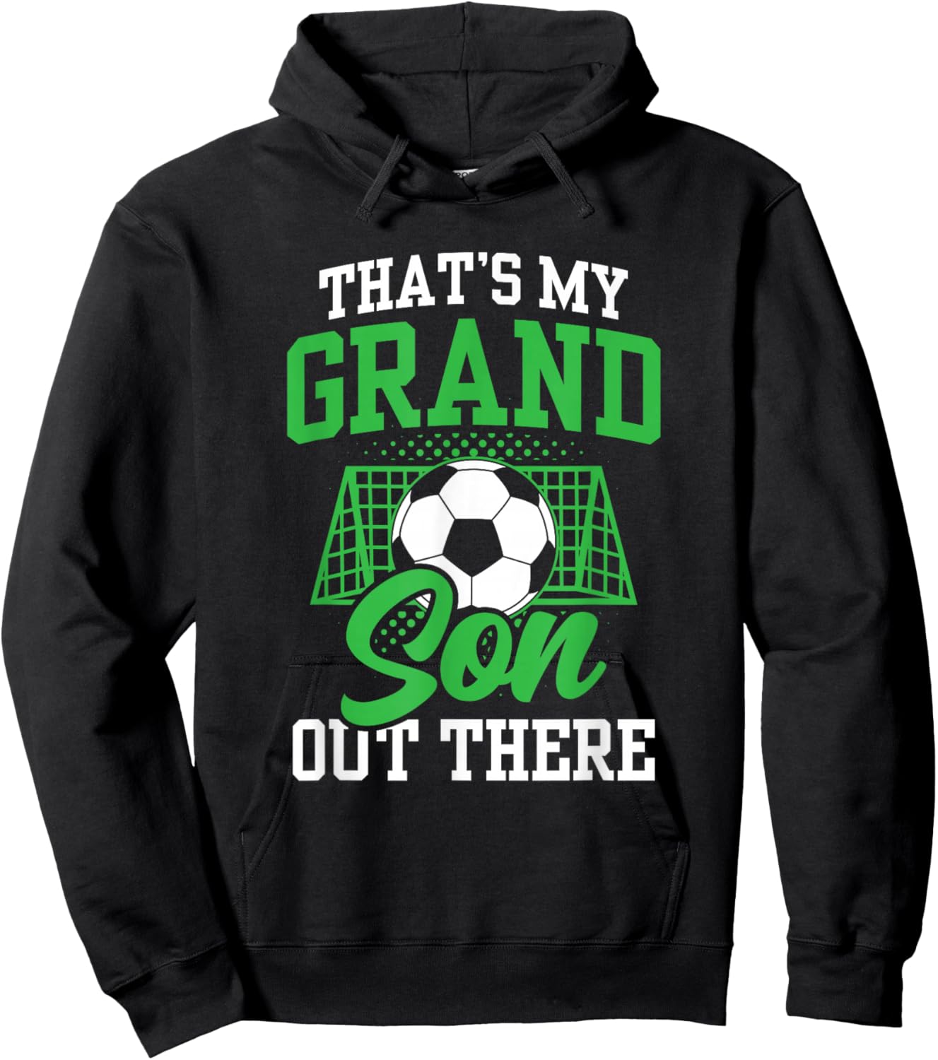 Das Ist Mein Enkel Da Draußen Football Athlete Sport Hobby Hoodie - Hoodie | Black