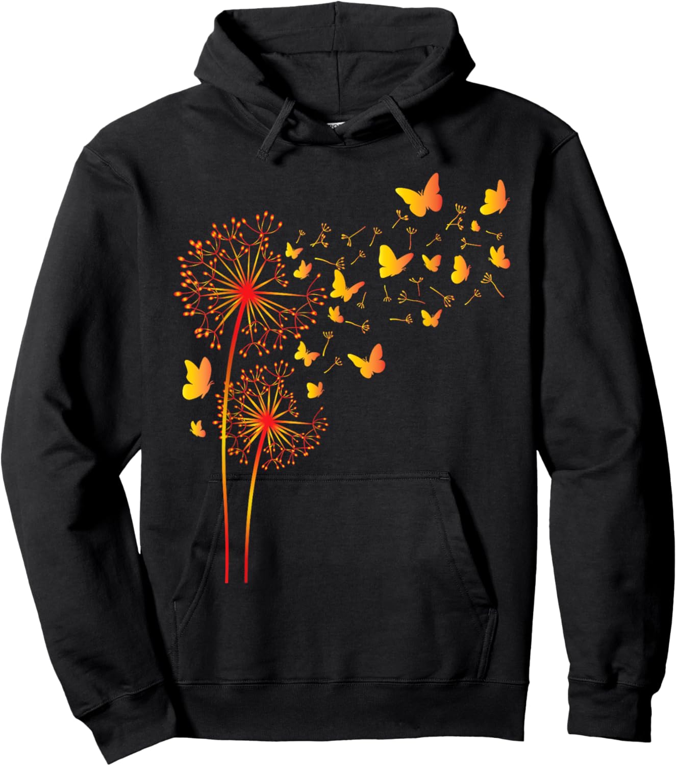 Butterflies Flowers - Butterfly Lover Entomology Hoodie - Hoodie | Black