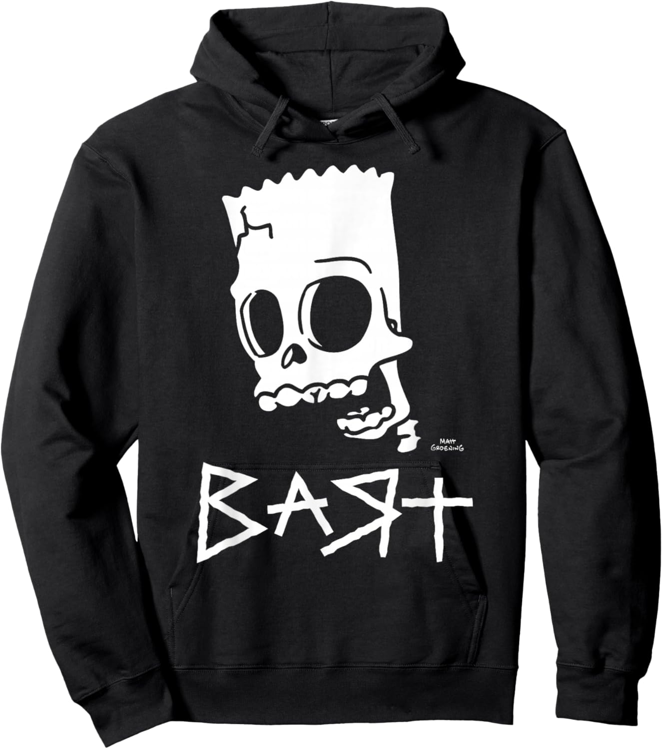The Simpsons Bart Skeleton V2 Hoodie - Hoodie | Black