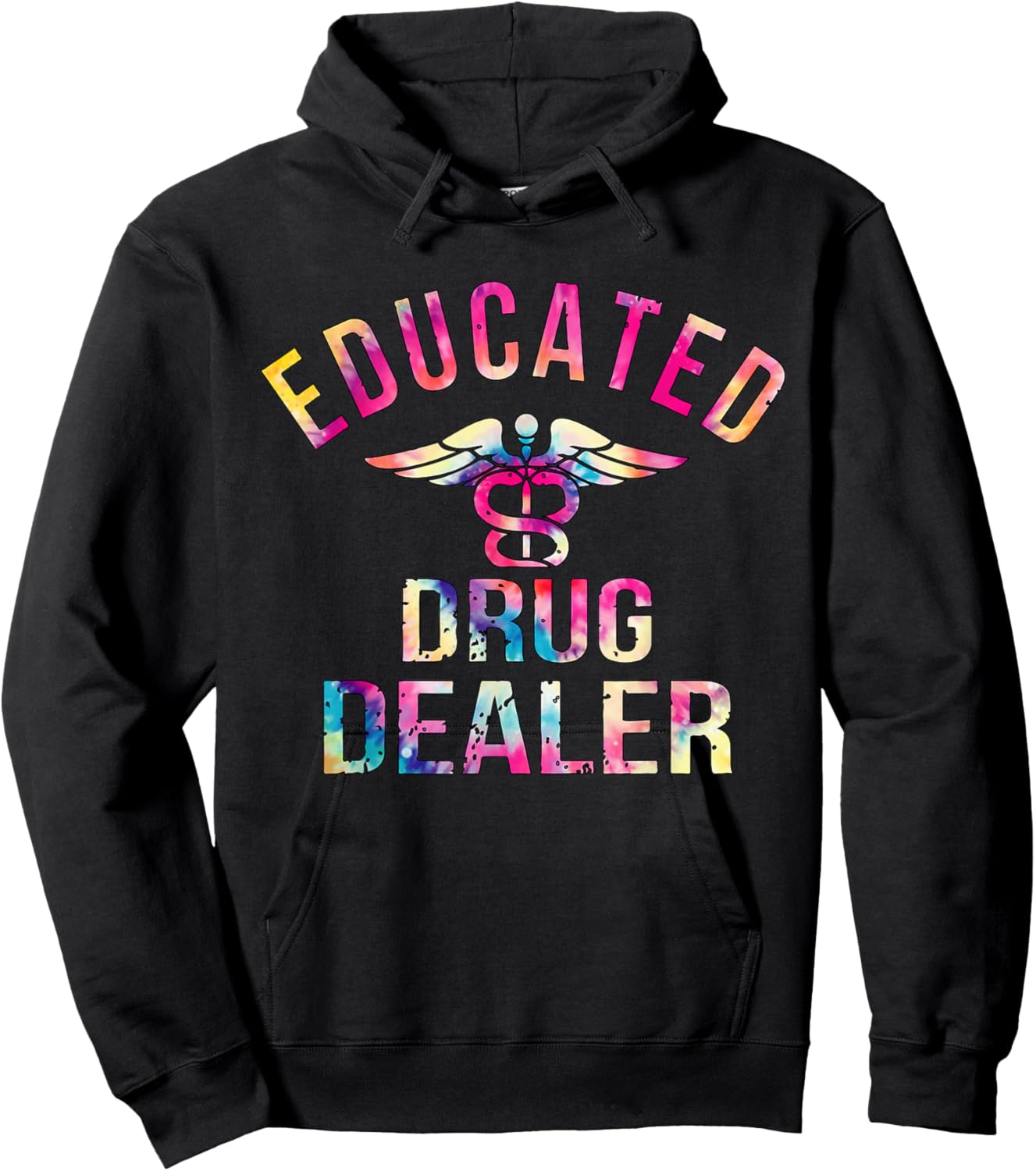 Educated Drug Dealer Nurse Life Funny Nurse Hoodie - Hoodie | Black