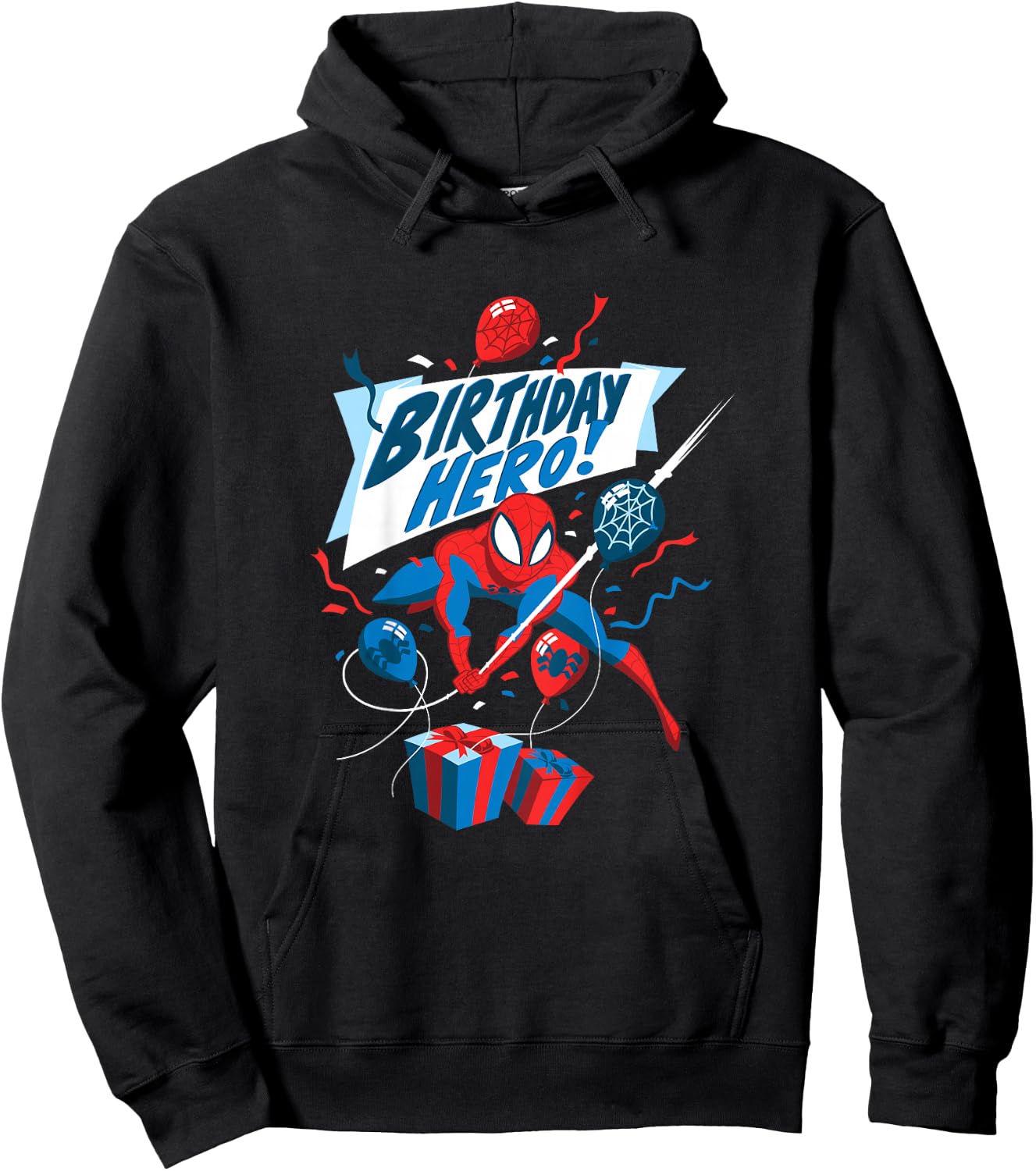 Kids Marvel Spider-Man Birthday Hero Hoodie - Hoodie | Black