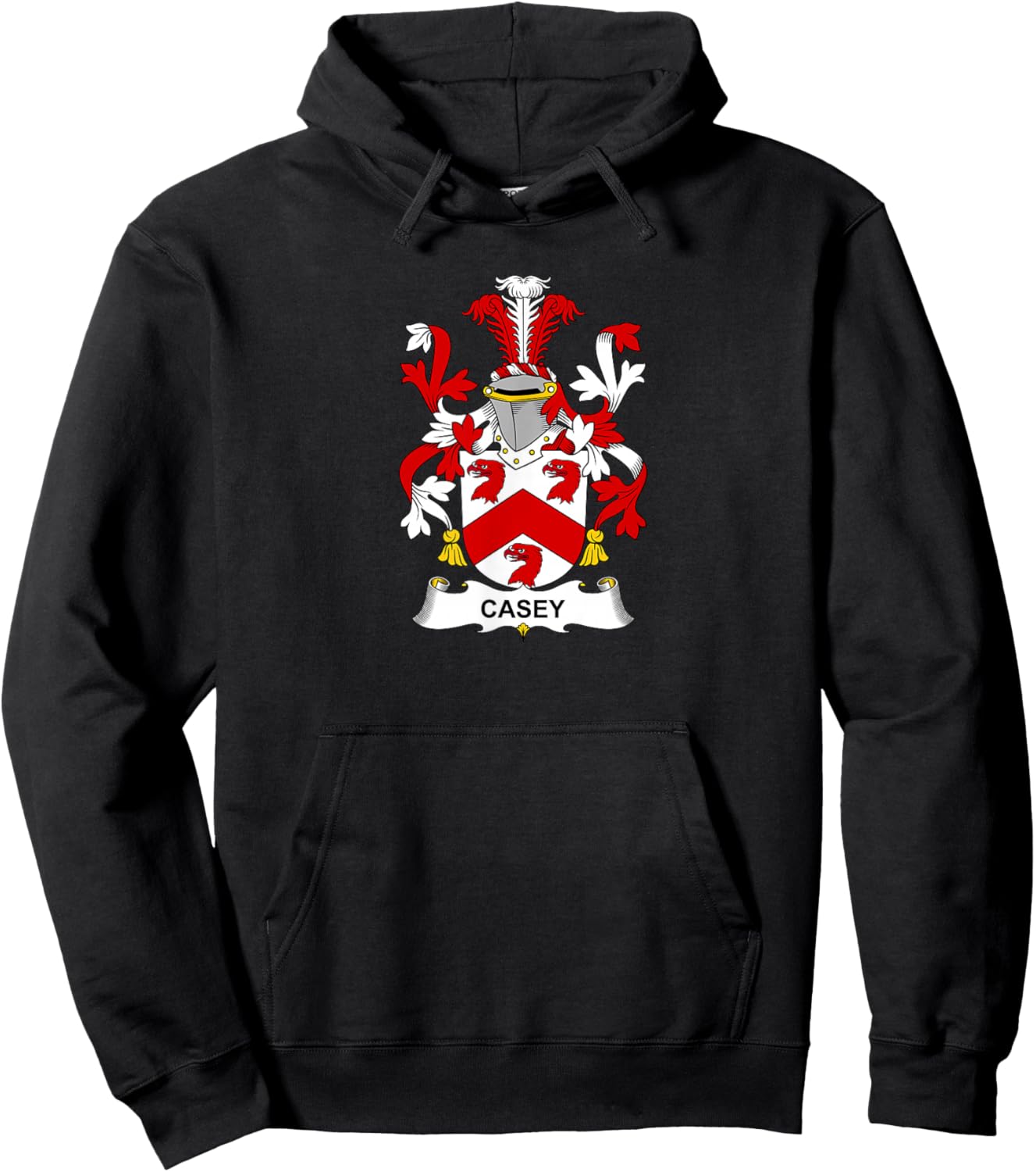 Casey Coat of Arms - Family Crest Hoodie - Hoodie | Black