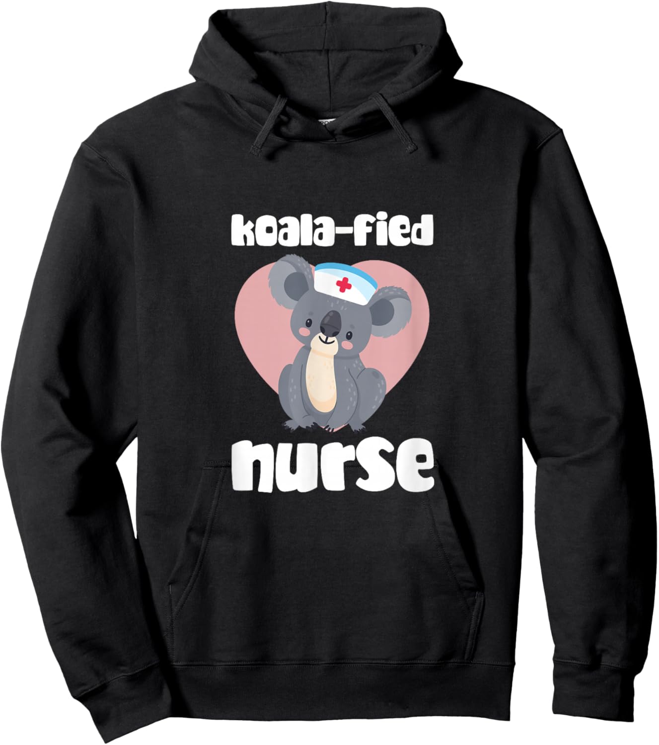 Nurse Koala Bear Koala-fied Nurse RN Nursing Hoodie - Hoodie | Black