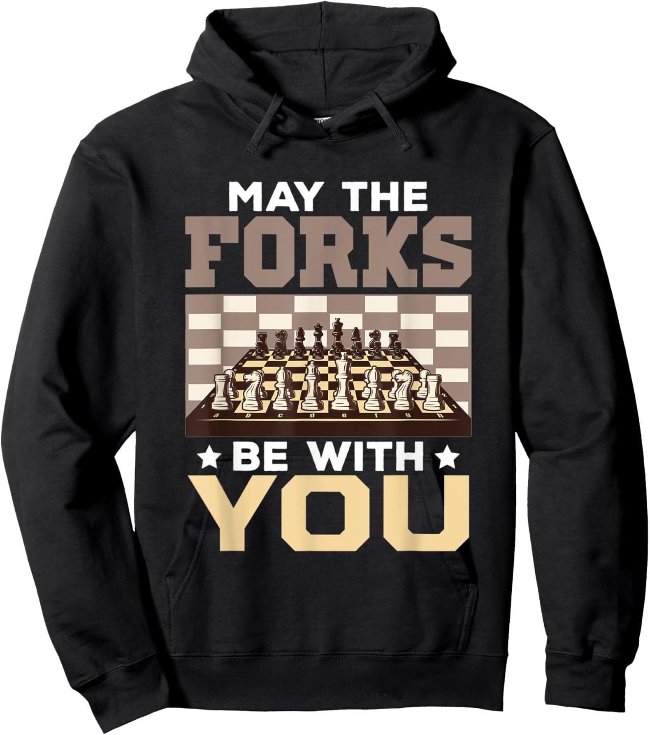 I play like a girl try and keep up – Queen Chess Hoodie - Hoodie | Black