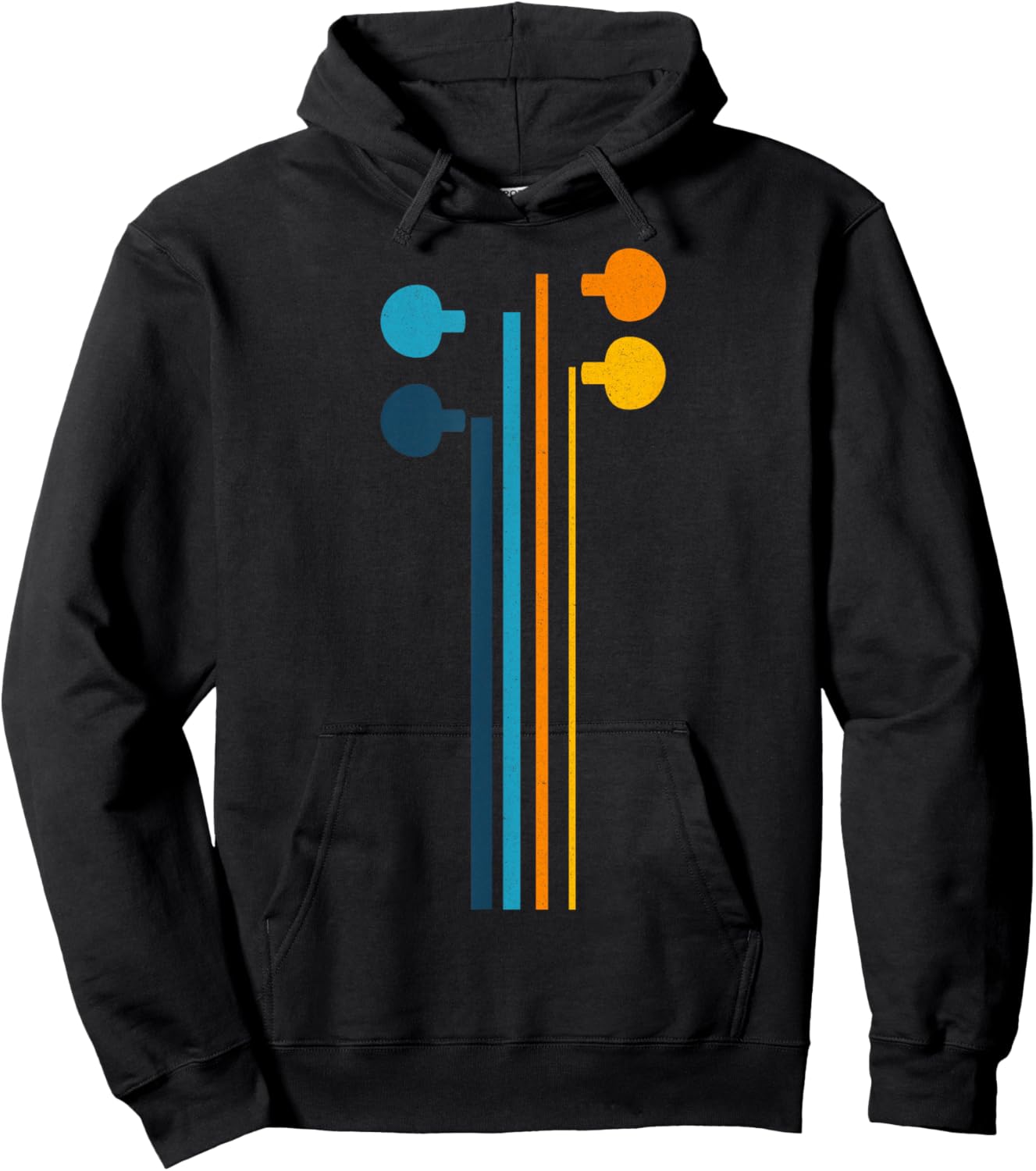 Violin Strings - Retro Orchestra Violin Player, Violin Lover Hoodie - Hoodie | Black
