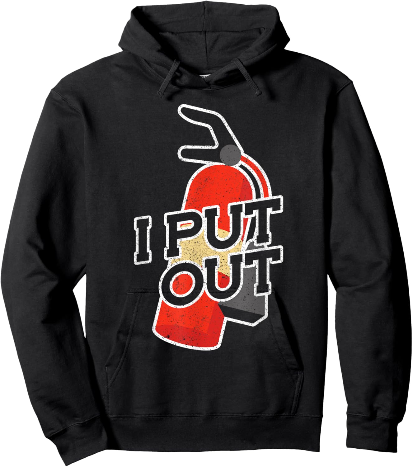 Fire Extinguisher I Put Out Firefighter Hoodie - Hoodie | Black