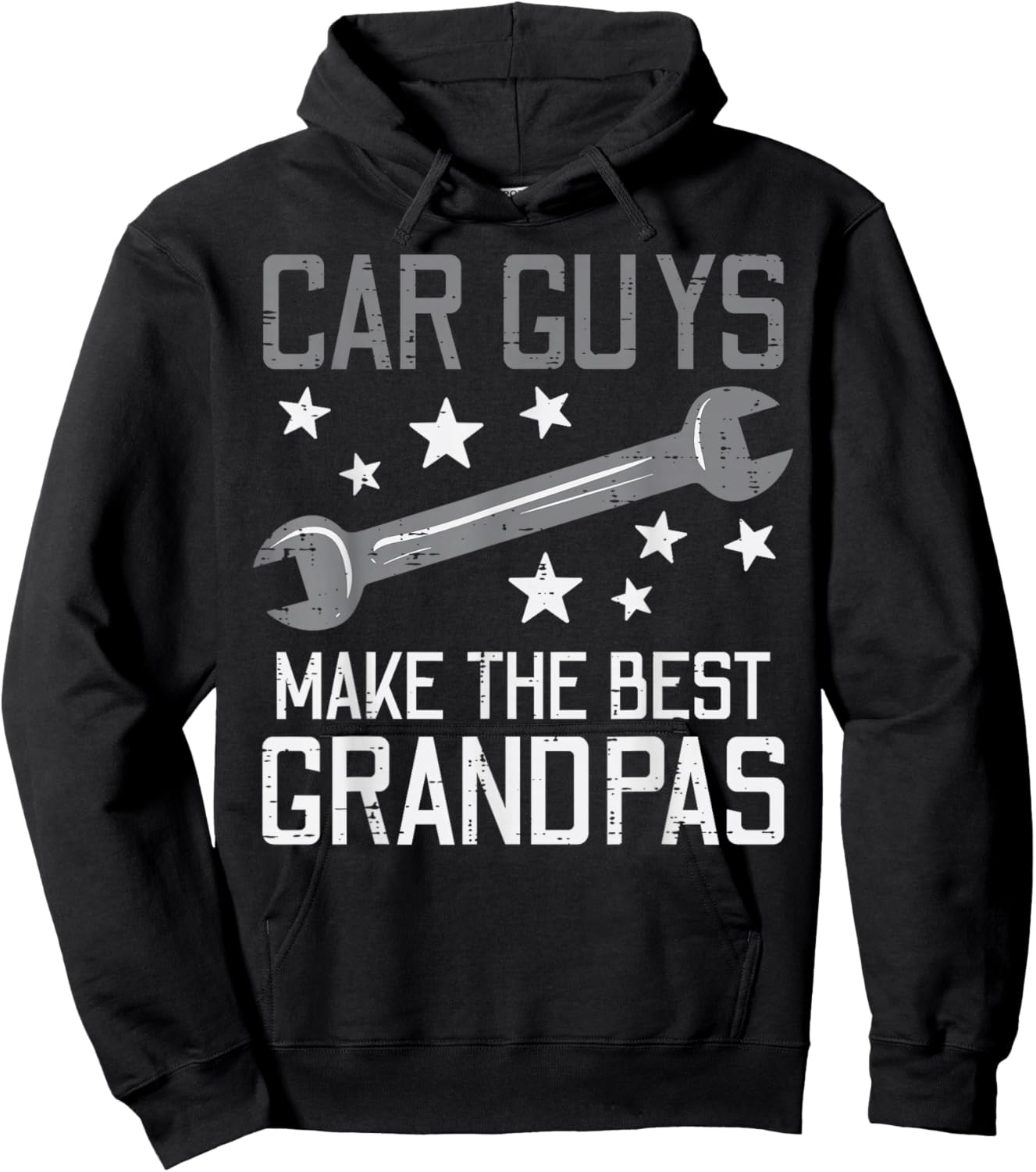 Car Guys Make The Best Grandpas Garage Auto Mechanic Men Hoodie - Hoodie | Black