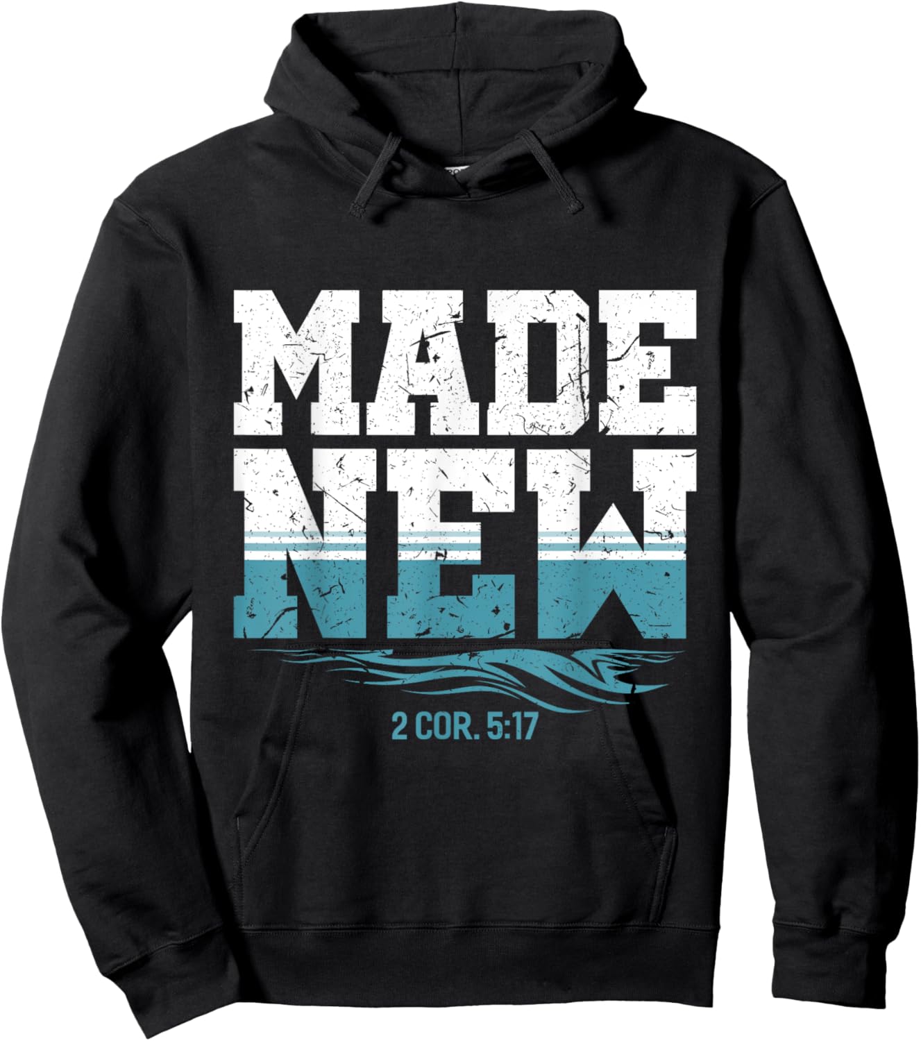 Made New Baptism Christian For Youth Baptized Hoodie - Hoodie | Black