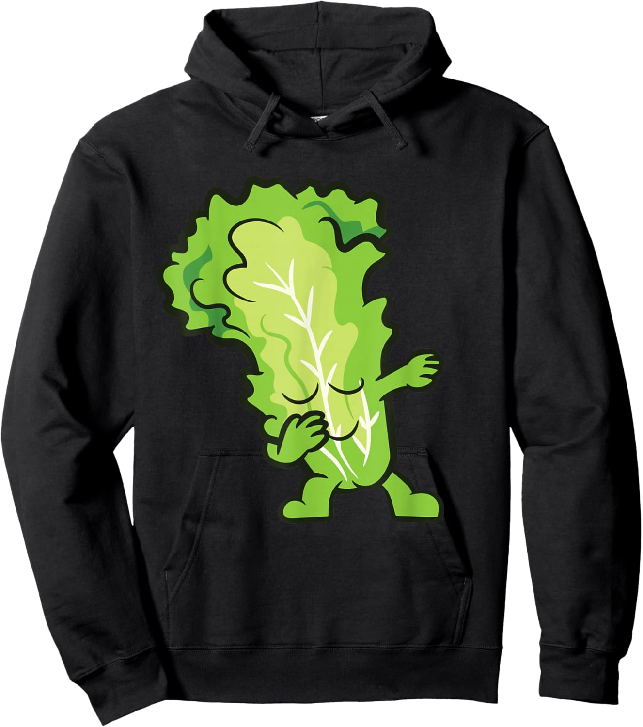 Lettuce Dabbing Lettuce Vegetable Love Lettuce Hoodie - Hoodie | Black