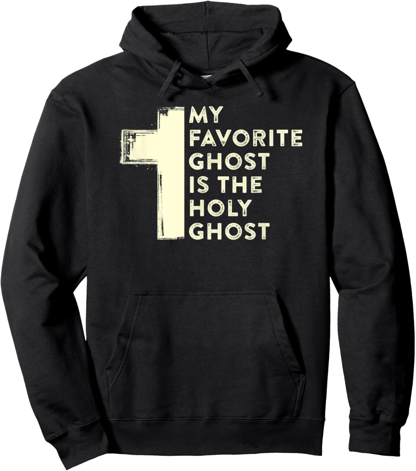 My Favorite Ghost Is the Holy Ghost Christian Halloween Hoodie - Hoodie | Black