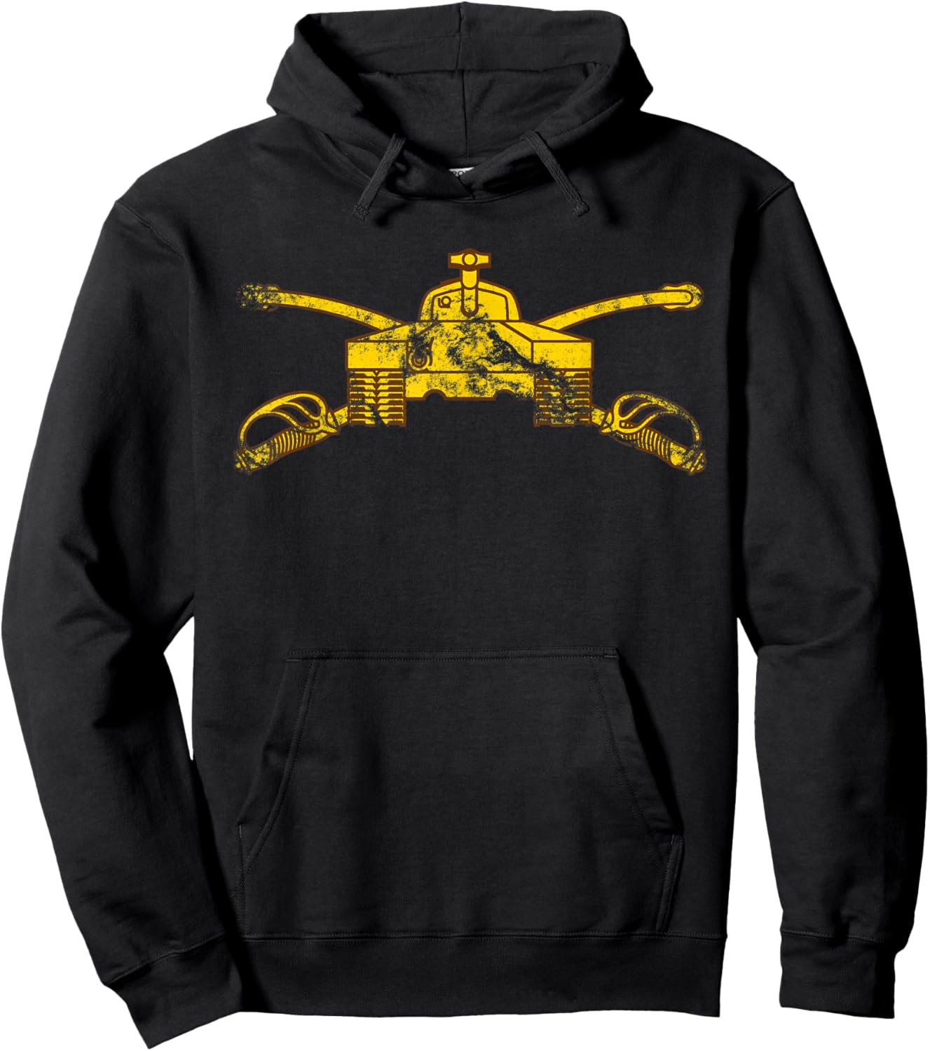US Army Armor Branch (AR) - 19 Kilo Tanker - 19K Distressed Hoodie - Hoodie | Black