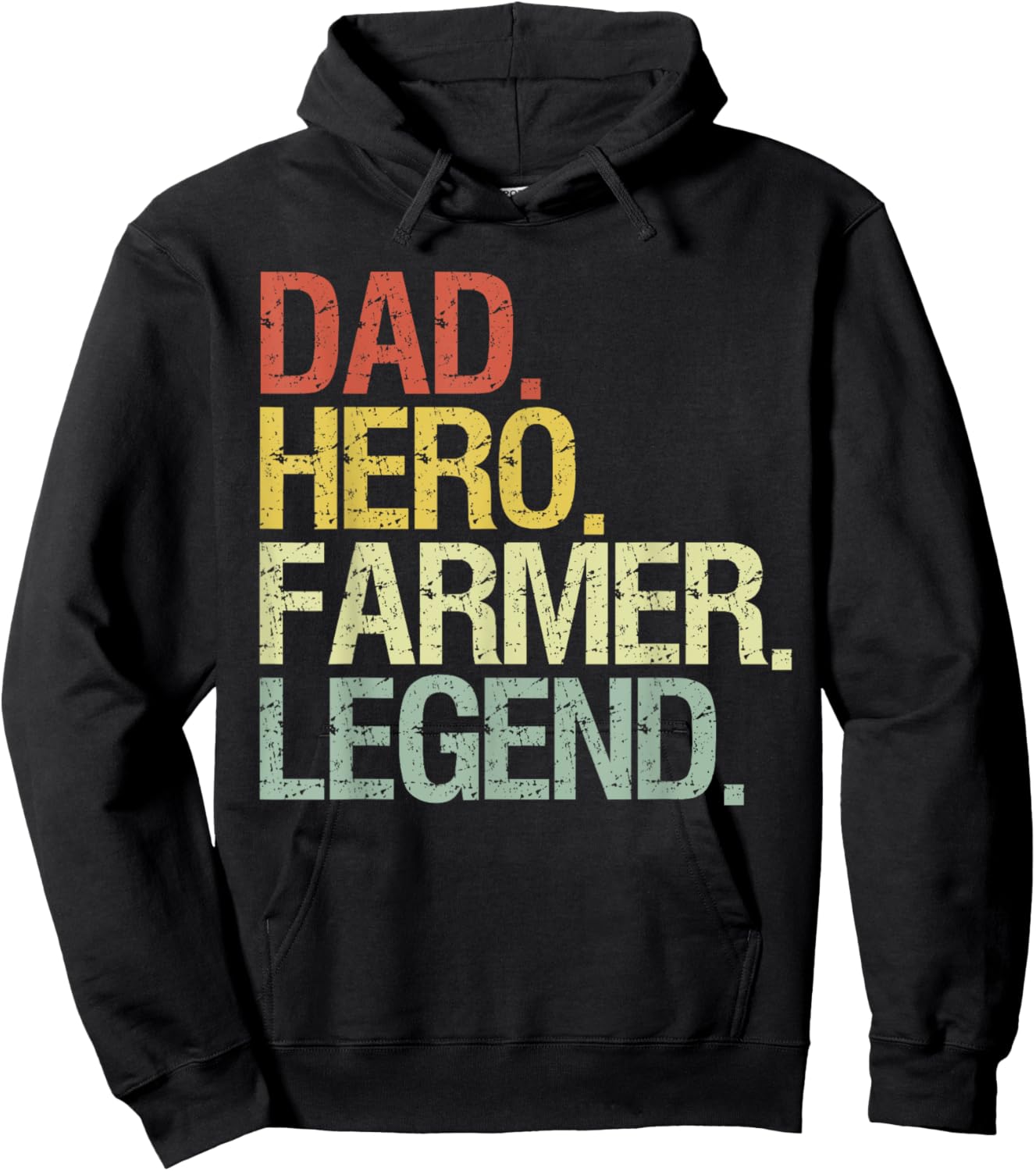 Funny farmer dad Hoodie - Hoodie | Black