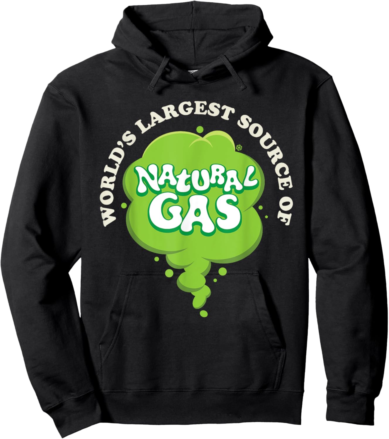 World's Largest Source Of Natural Gas Funny Fart Machine Hoodie - Hoodie | Black