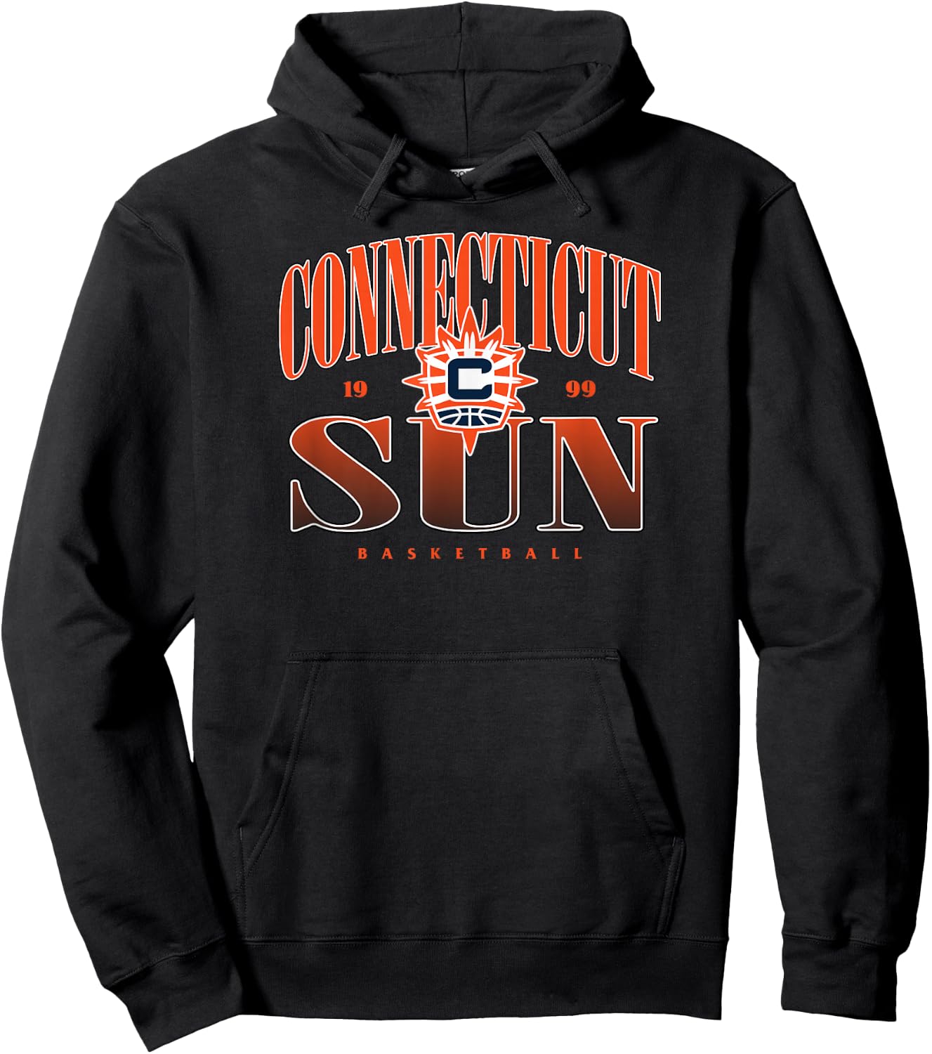 WNBA Connecticut Sun Courtside Hoodie - Hoodie | Black