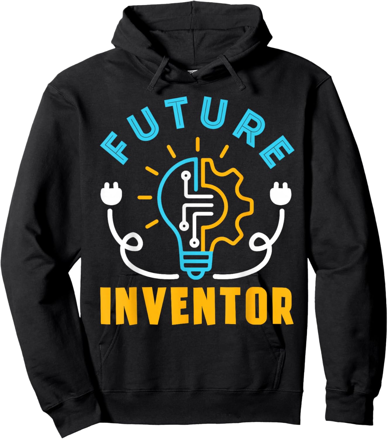 Future Inventor Creator Lightbulb Innovator Kids Inventor Hoodie - Hoodie | Black