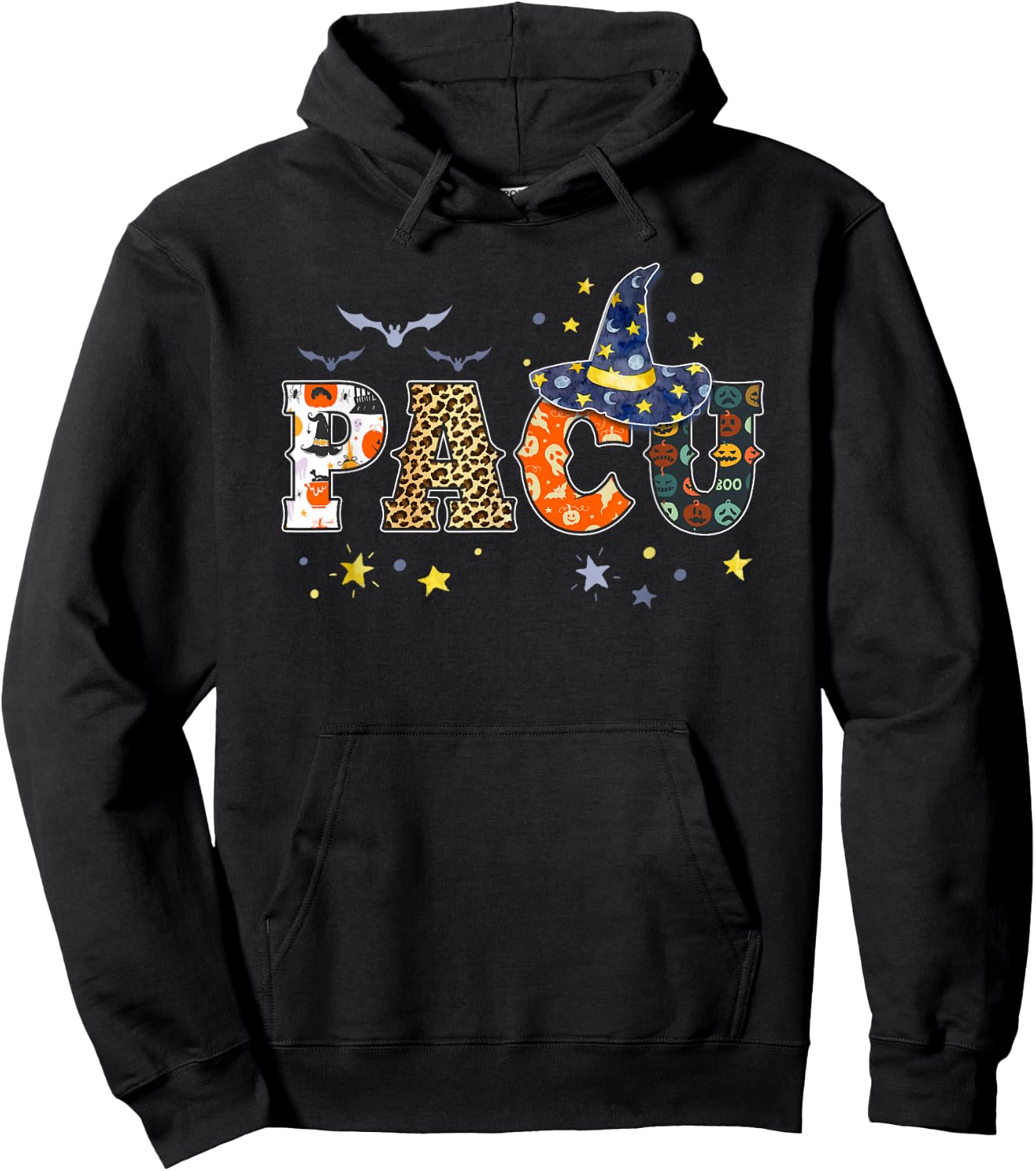 PACU Witch Halloween Crew Post-anesthesia Care Unit Nurse Hoodie - Hoodie | Black