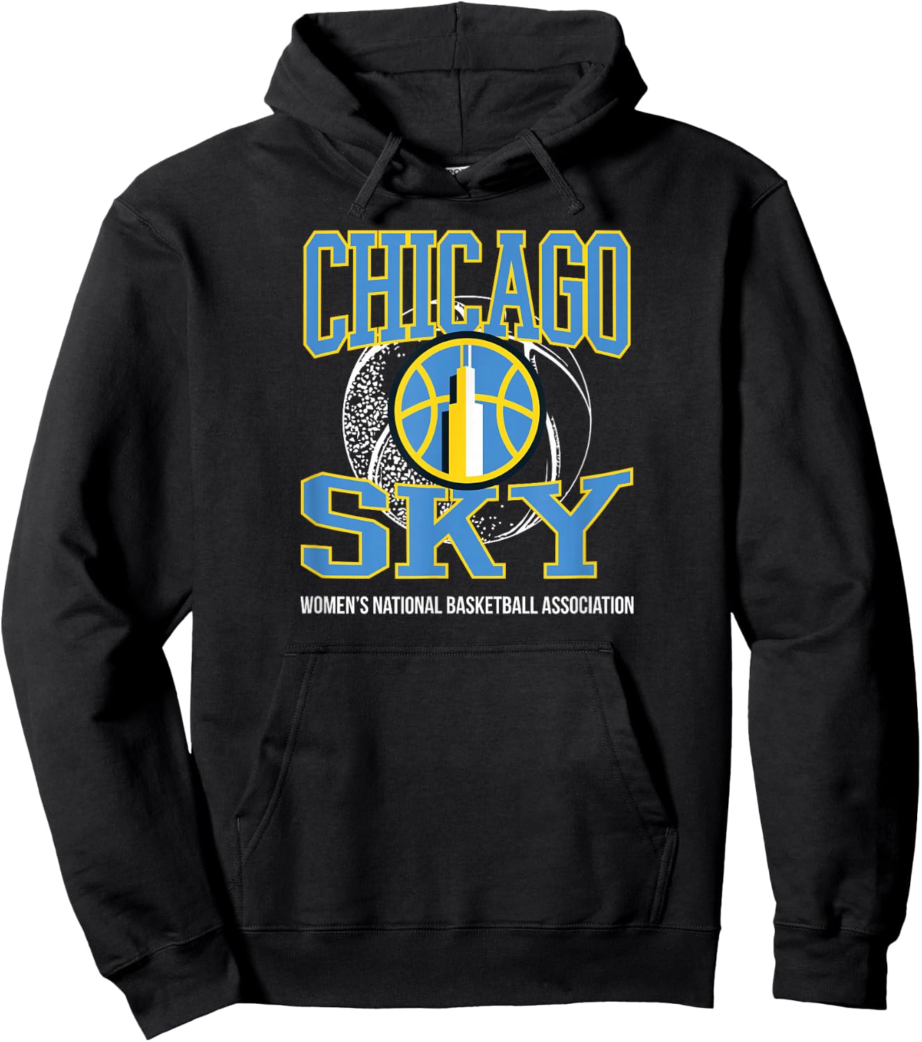 WNBA Chicago Sky Home Court Midtown Hoodie - Hoodie | Black
