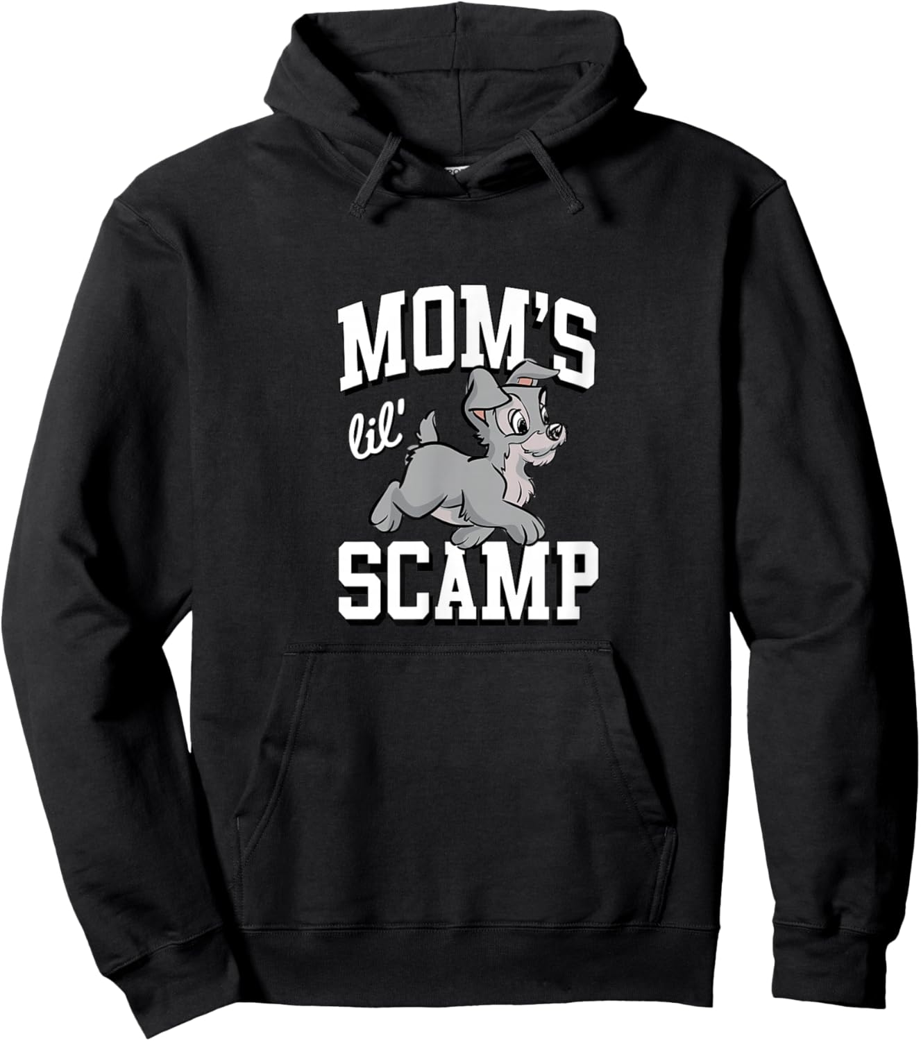 Lady and the Tramp - Mom's Lil' Scamp Hoodie - Hoodie | Black