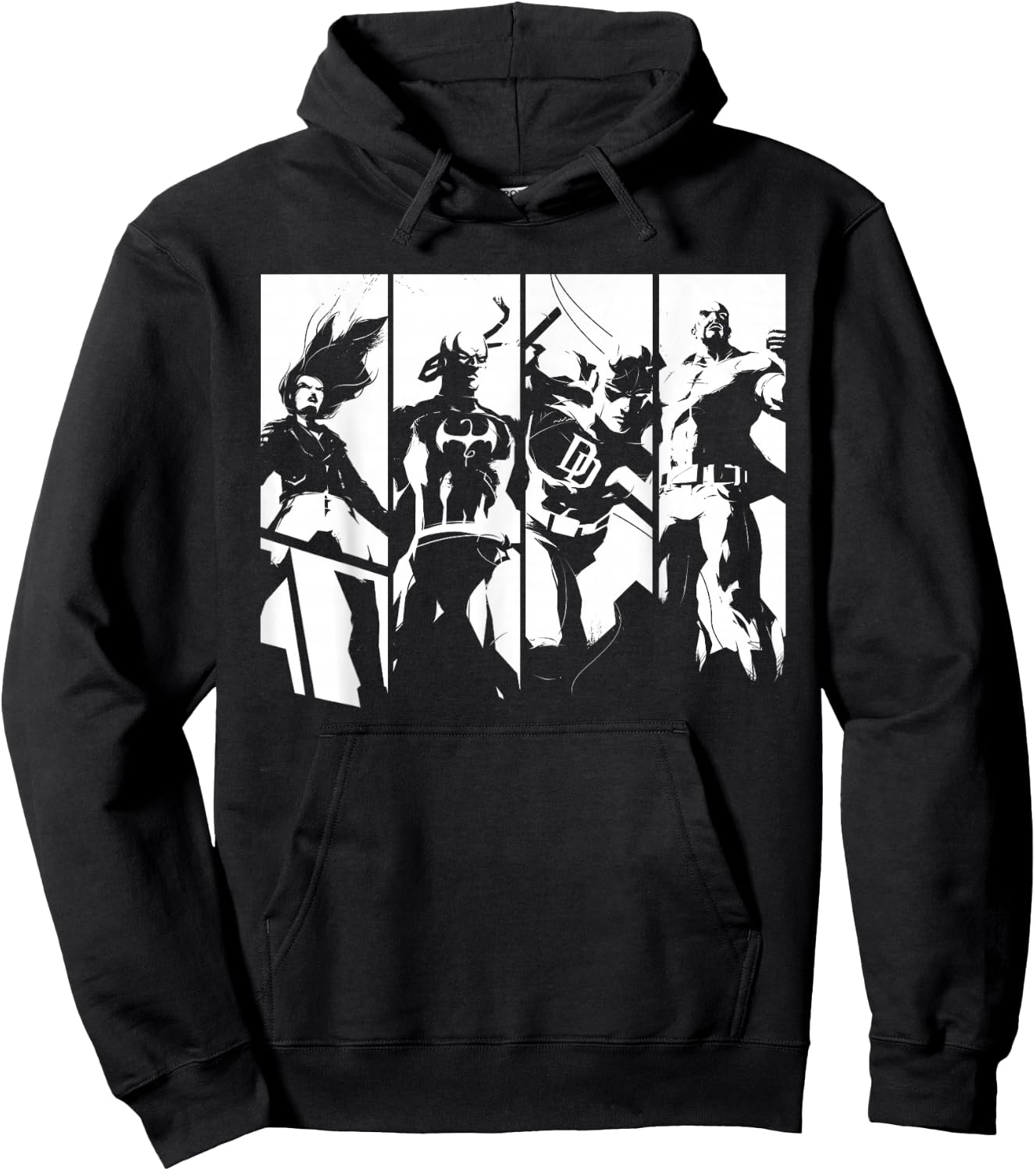 Marvel The Defenders Super Heroes Hoodie - Hoodie | Black