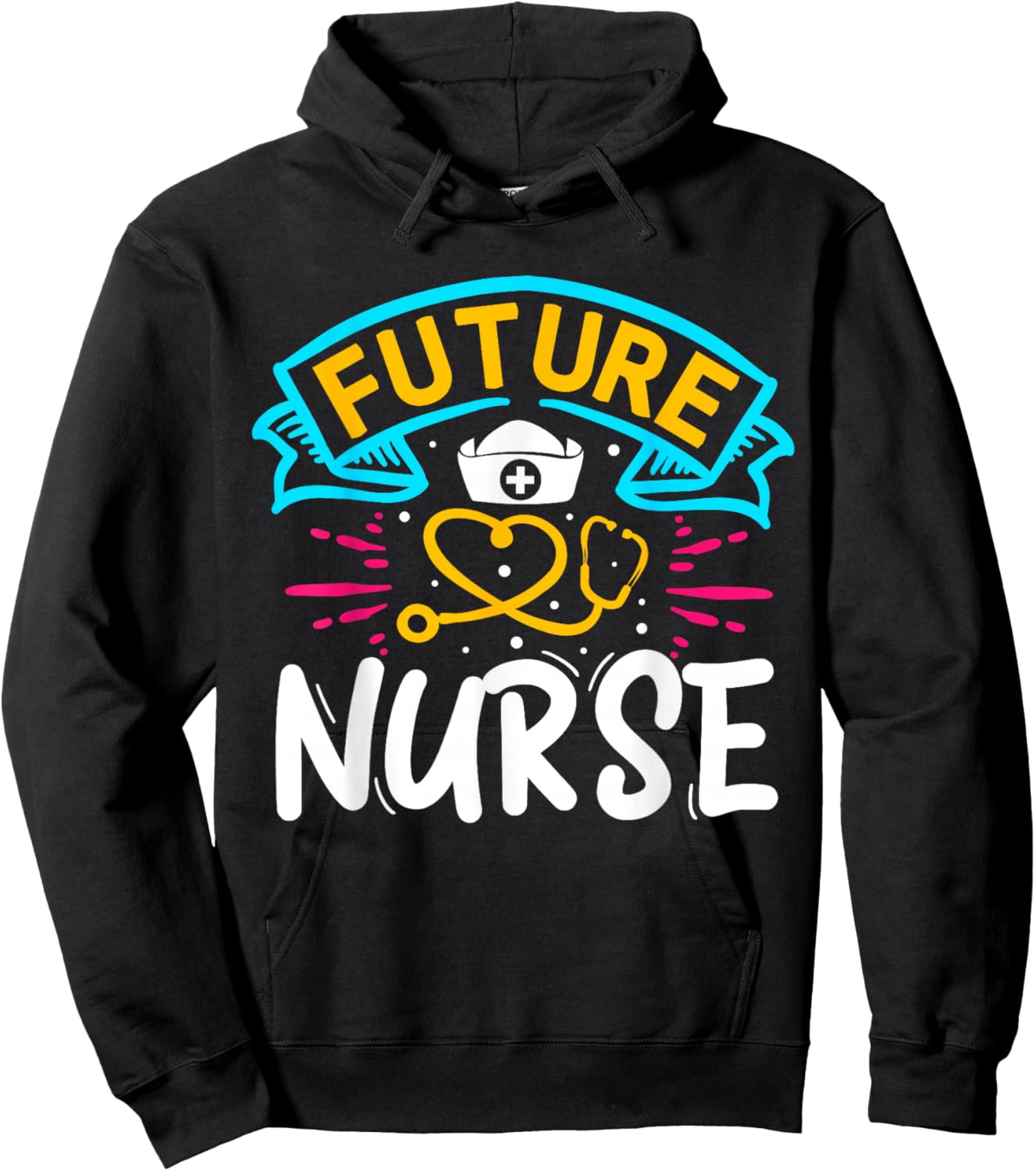 Future Nurse | Nurse Hoodie - Hoodie | Black
