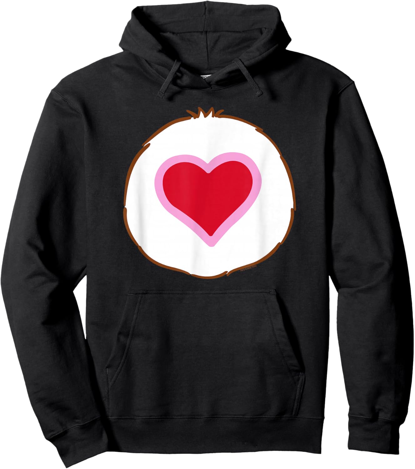 Care Bears Halloween Tenderheart Bear Heart Belly Costume Hoodie - Hoodie | Black