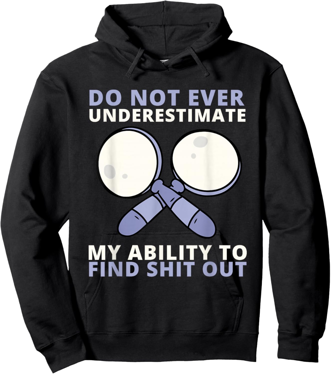 Sleuth Detective Spy And Private Investigator Agent Hoodie - Hoodie | Black